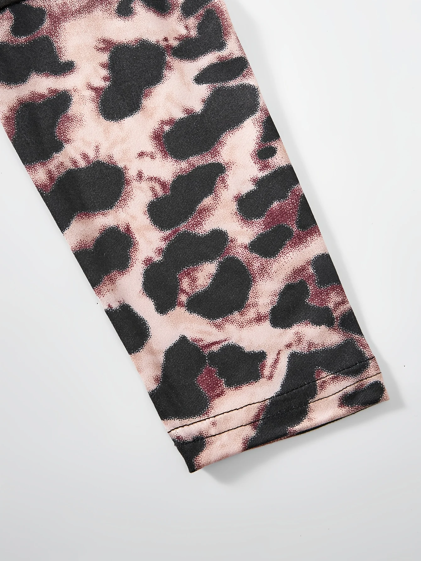 Detail 5 of Girls Tank Top Pants Set Summer 2-Piece Leopard Print Stretch Ages 1-8 by LUNORIANA