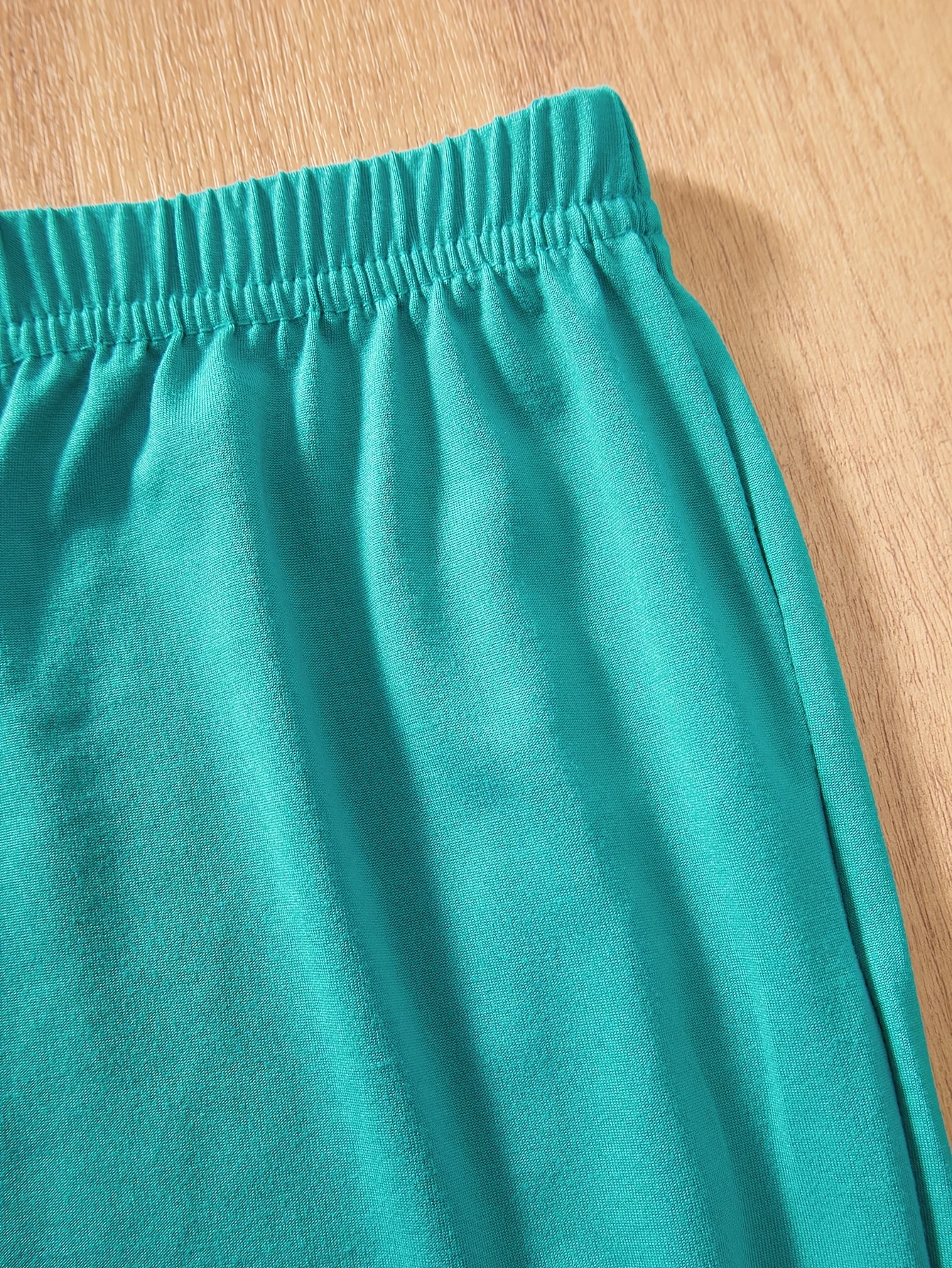 Detail 5 of Girls Flare Pants All Season 3-Piece Leopard Print Houndstooth Stretch by LUNORIANA
