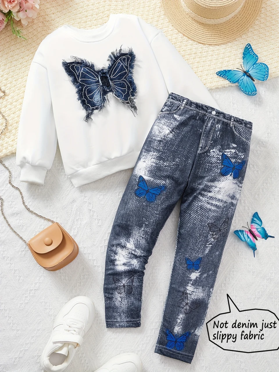 Girls Leggings Spring Fall 2-Piece Stretch Comfort Ages 1-8