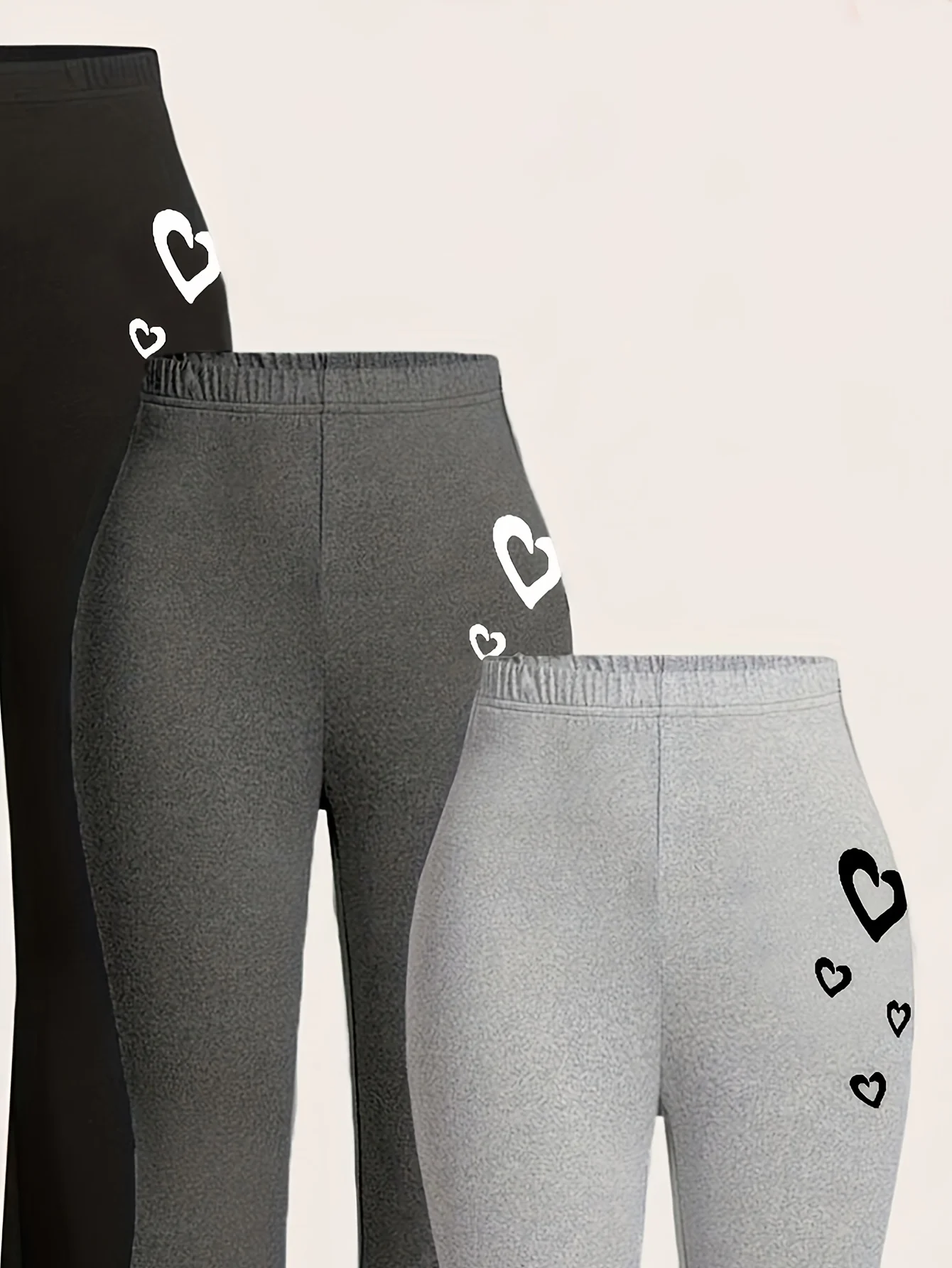 Detail 8 of Teen Girls Flare Pants 3-Piece Set Graphic All Season Stretch by LUNORIANA