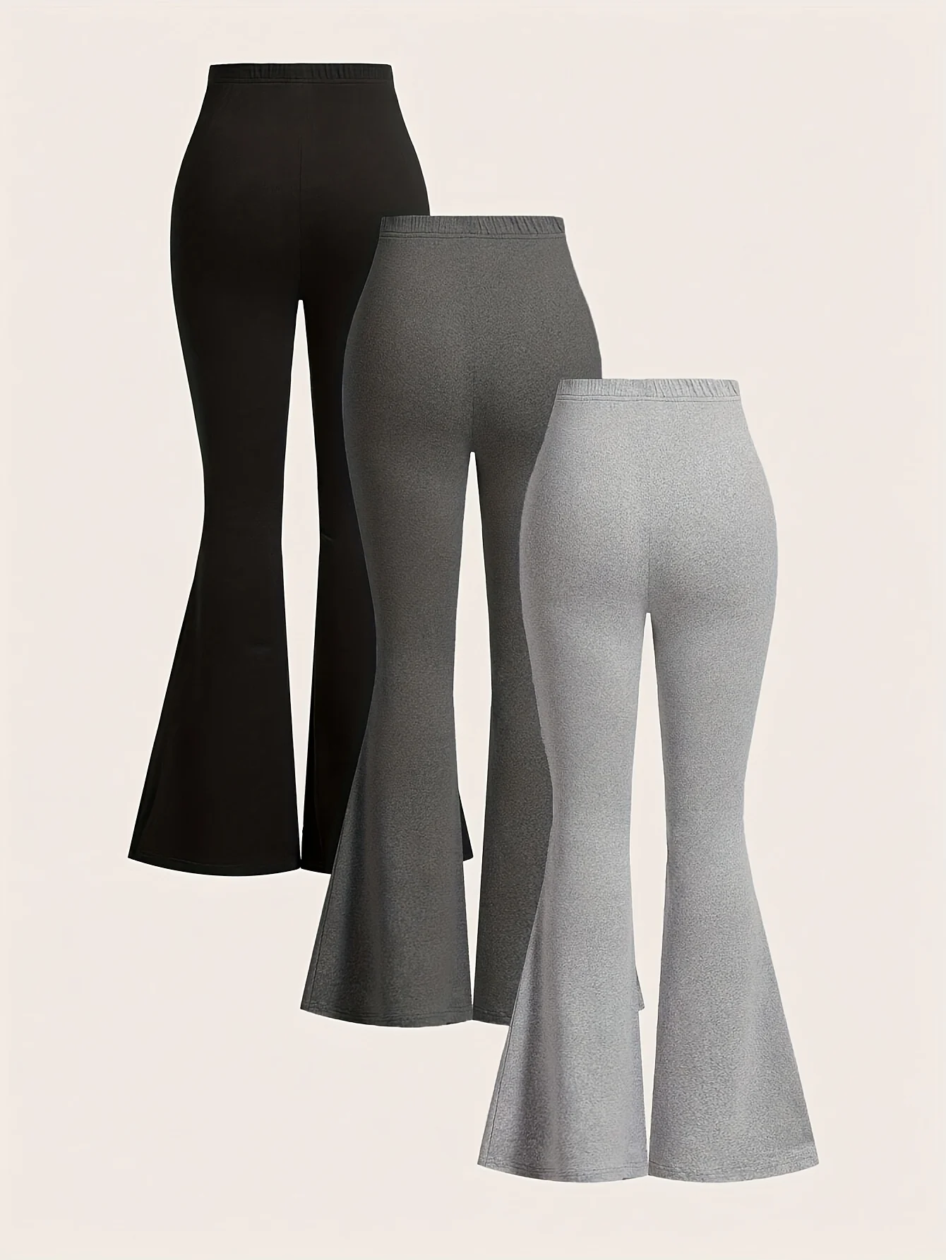 Detail 6 of Teen Girls Flare Pants 3-Piece Set Graphic All Season Stretch by LUNORIANA