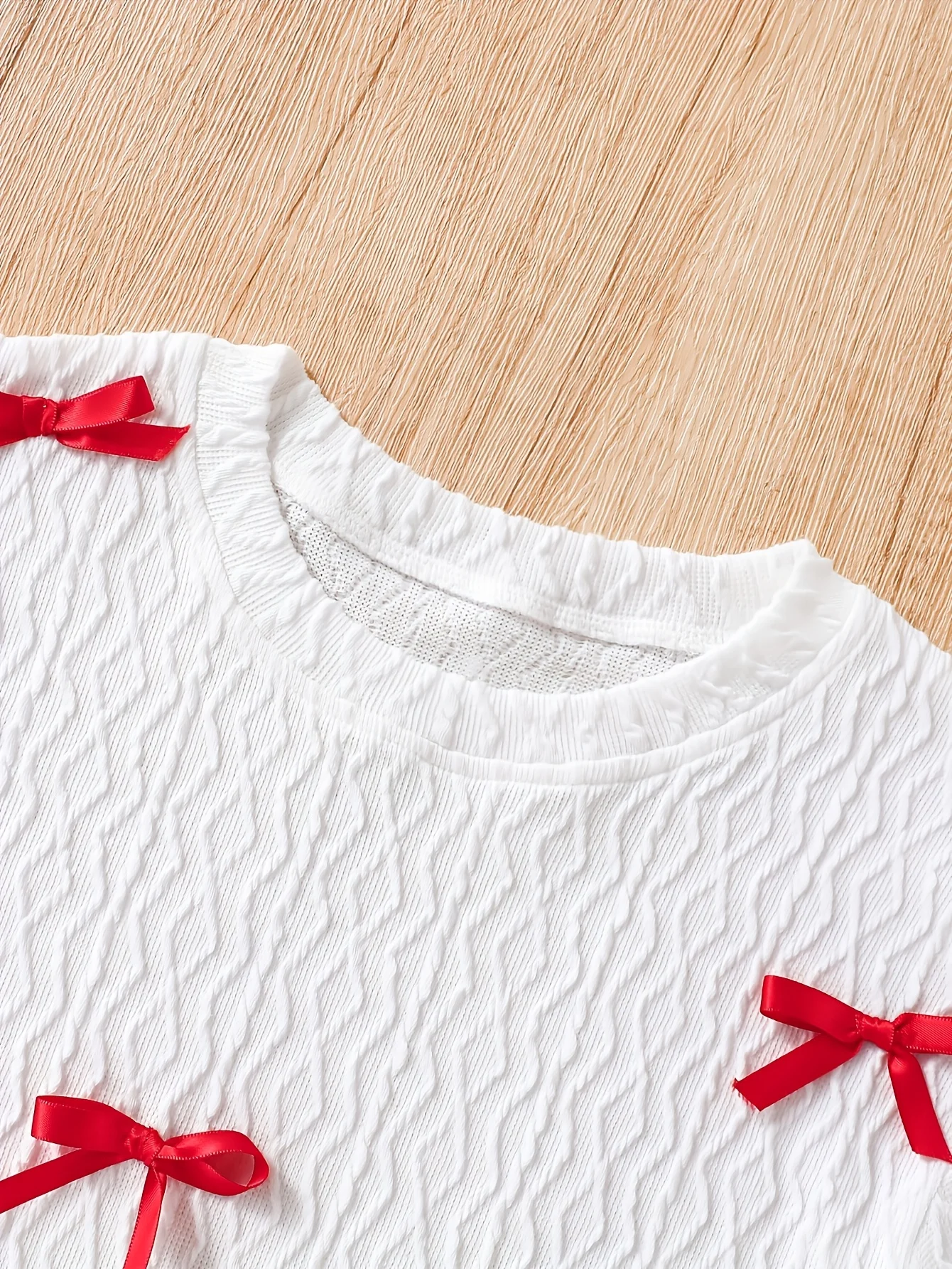 Detail 3 of Teen Girls Sweatshirt Skirt 2-Piece Set Christmas Fall Winter Stretch by LUNORIANA