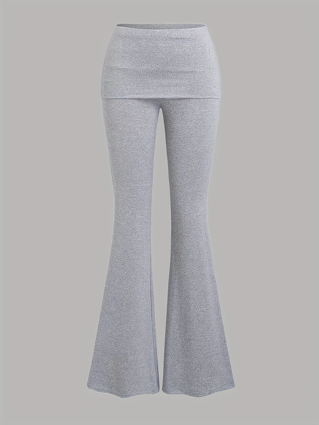 Detail 4 of Girls Flare Pants 2-Piece Set Solid All Season Stretch by LUNORIANA