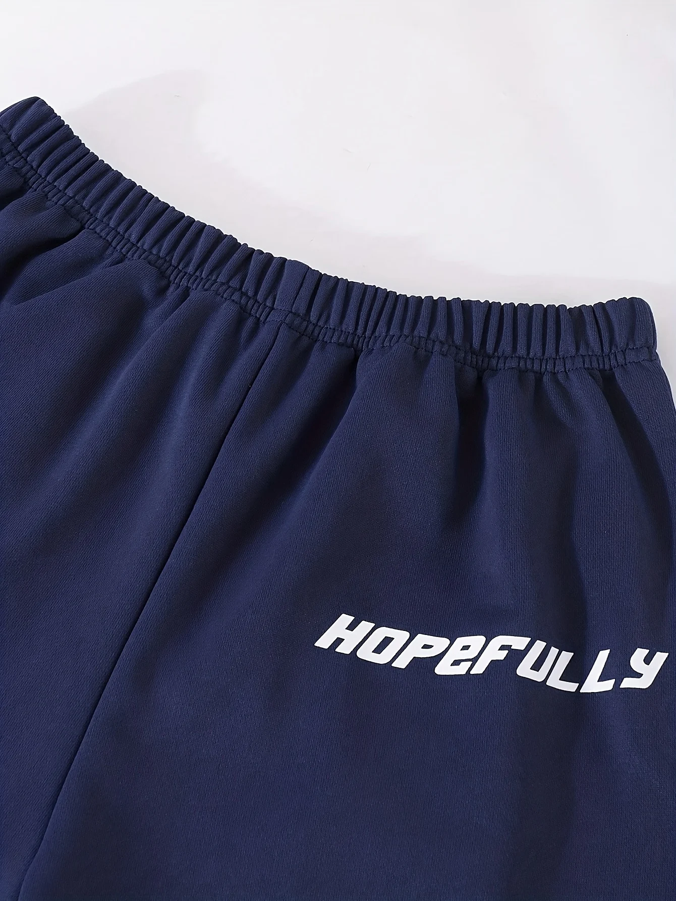 Detail 4 of Teen Girls Sweatshirt Wide Leg Pants 2-Piece Set Letter Print Fall Winter by LUNORIANA