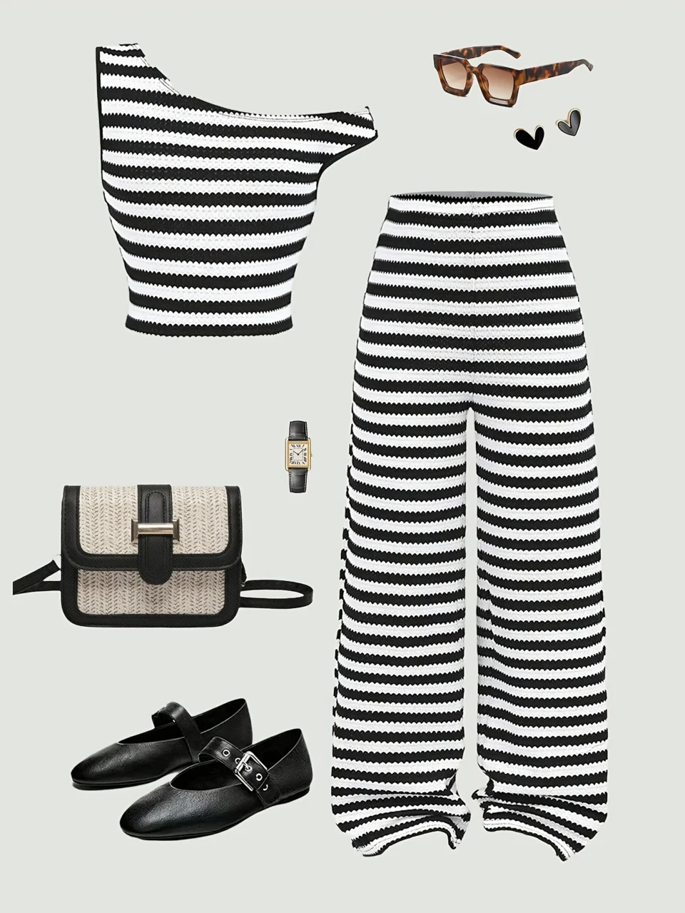 Teen Girls Pants 2-Piece Set Graphic Spring Summer Stretch