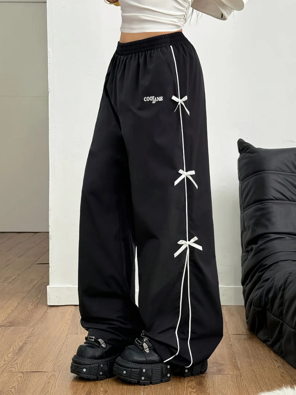 Teen Girls Streetwear Loose Fit Sweatpants Graphic Spring Summer Easy Care