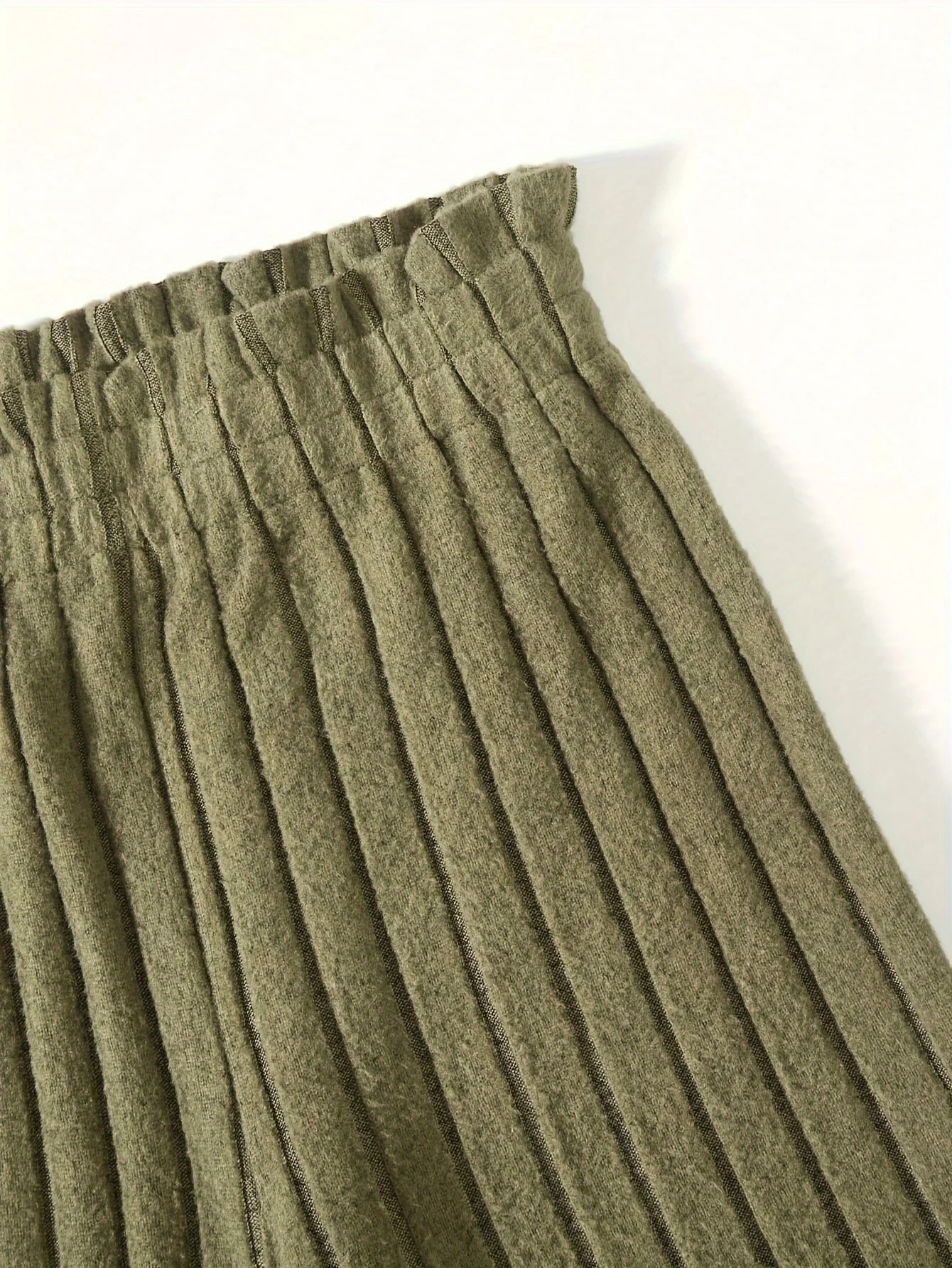 Detail 4 of Girls Wide Leg Pants 2-Piece Set Solid Fall Stretch by LUNORIANA
