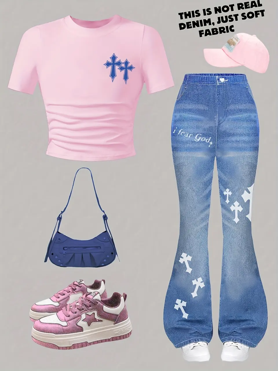 Girls Streetwear T-Shirt Flare Pants 2-Piece Set Graphic Spring Summer Stretch