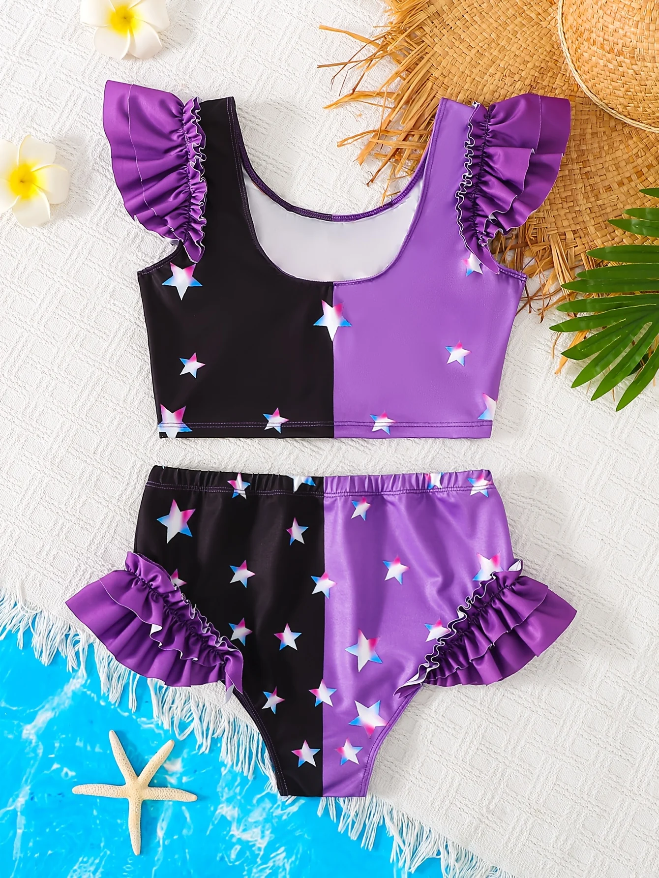 Detail 1 of Teen Girls Pants 2-Piece Set Graphic Spring Summer Easy Care by LUNORIANA