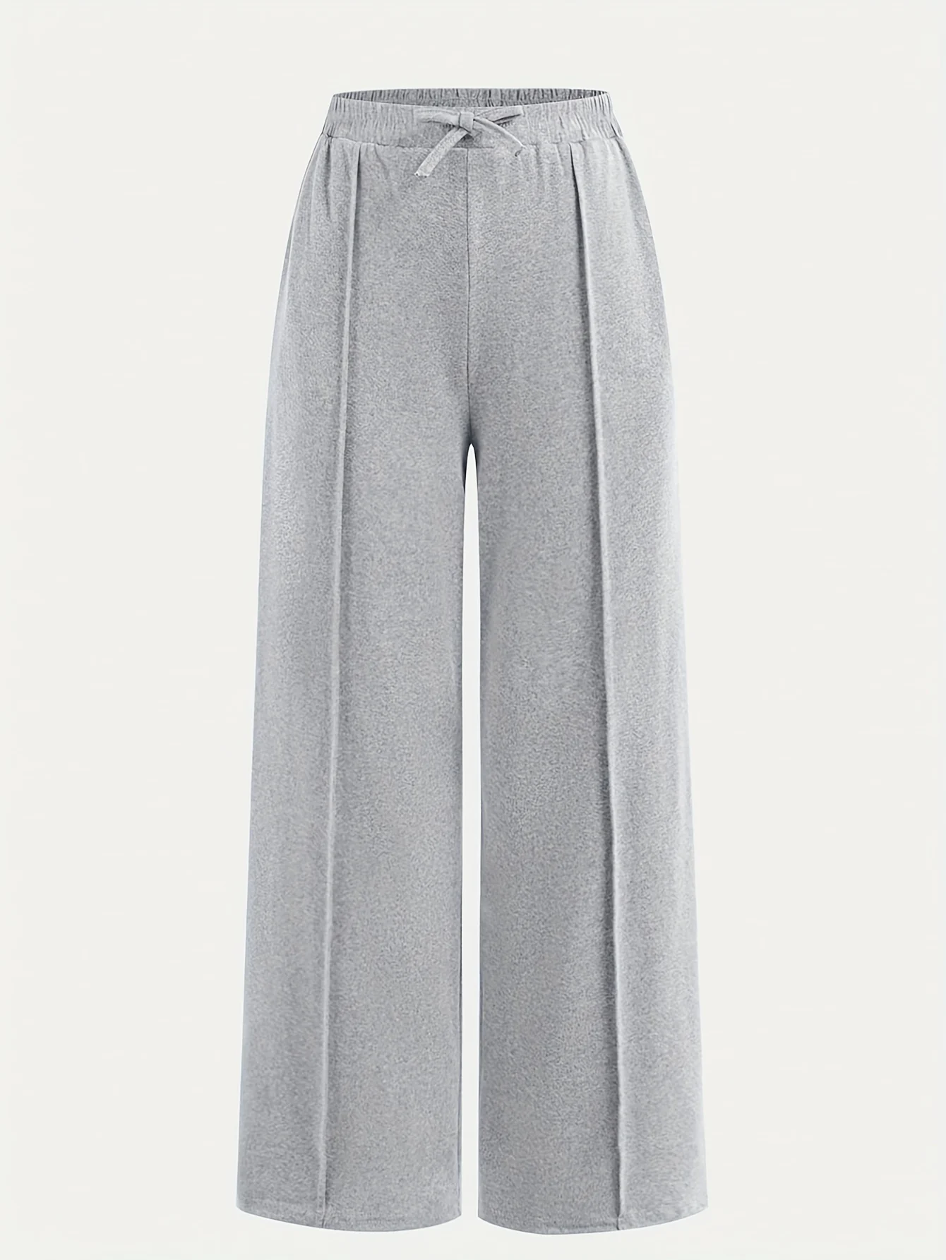 Detail 4 of Girls Solid Button T-Shirt Straight Pants 2-Piece Set Spring Summer by LUNORIANA
