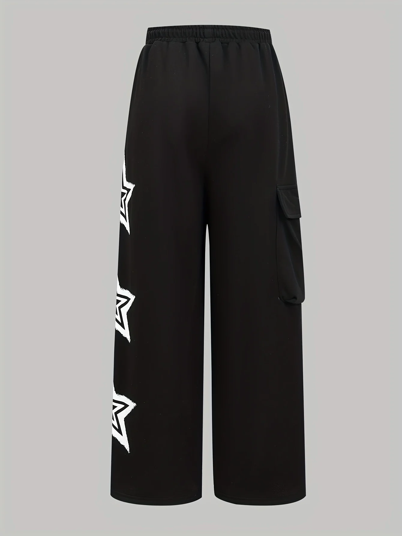 Detail 2 of Girls Y2K Star Print Wide Leg Sweatpants All Season by LUNORIANA