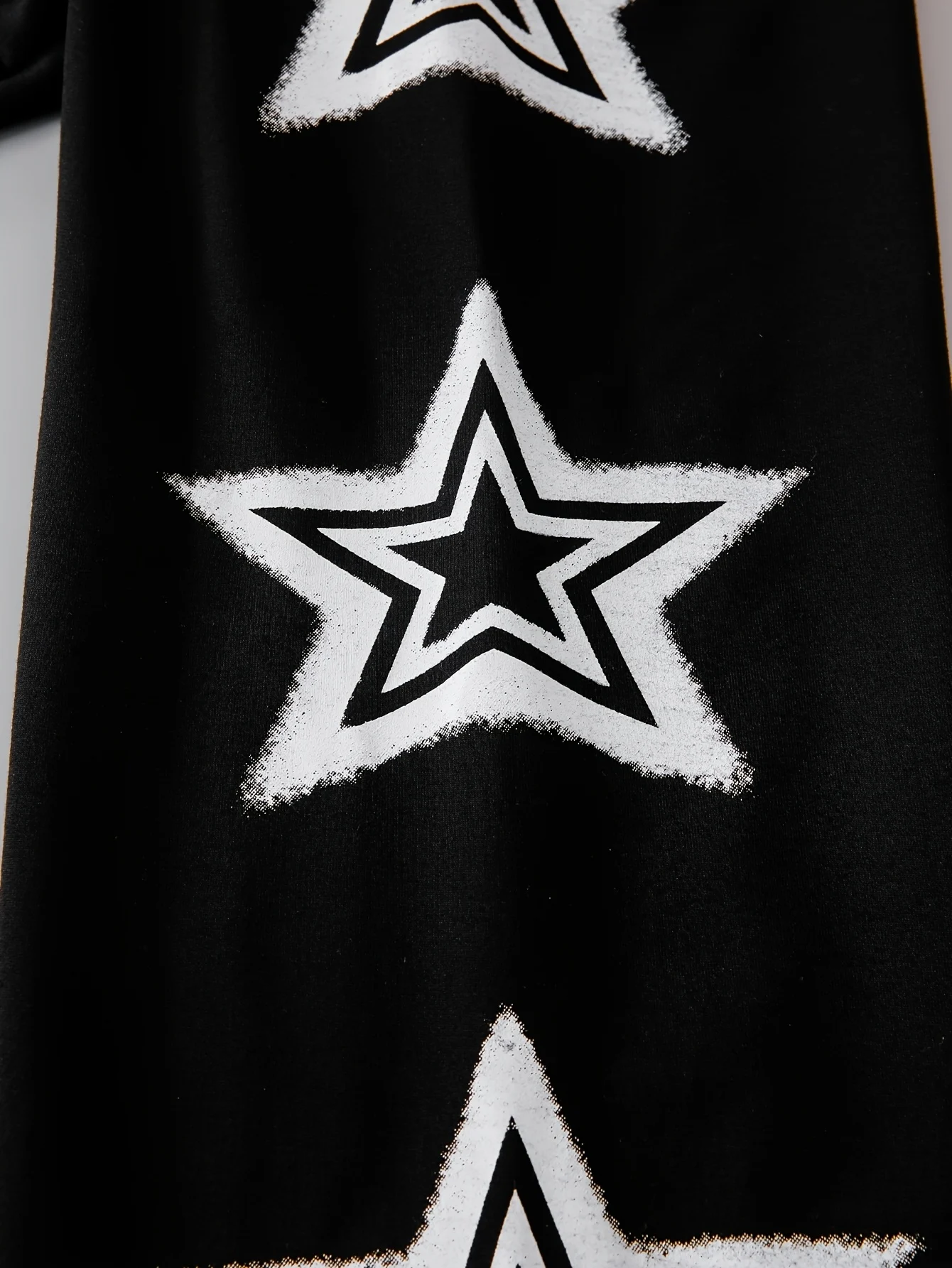 Detail 4 of Girls Y2K Star Print Wide Leg Sweatpants All Season by LUNORIANA