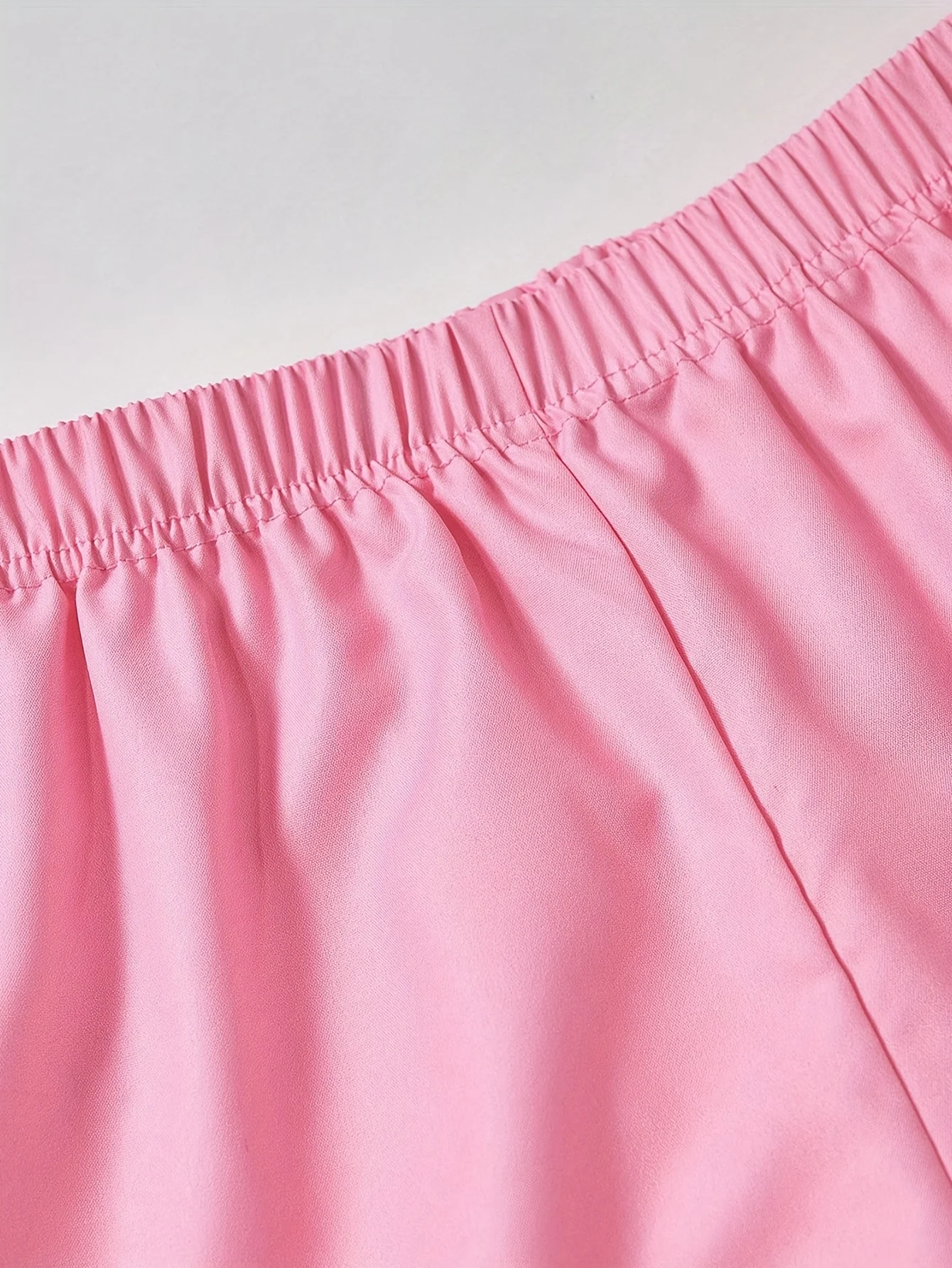 Detail 5 of Girls Letter Print Bow T-Shirt Bow Wide Leg Pants 2-Piece Set All Season by LUNORIANA