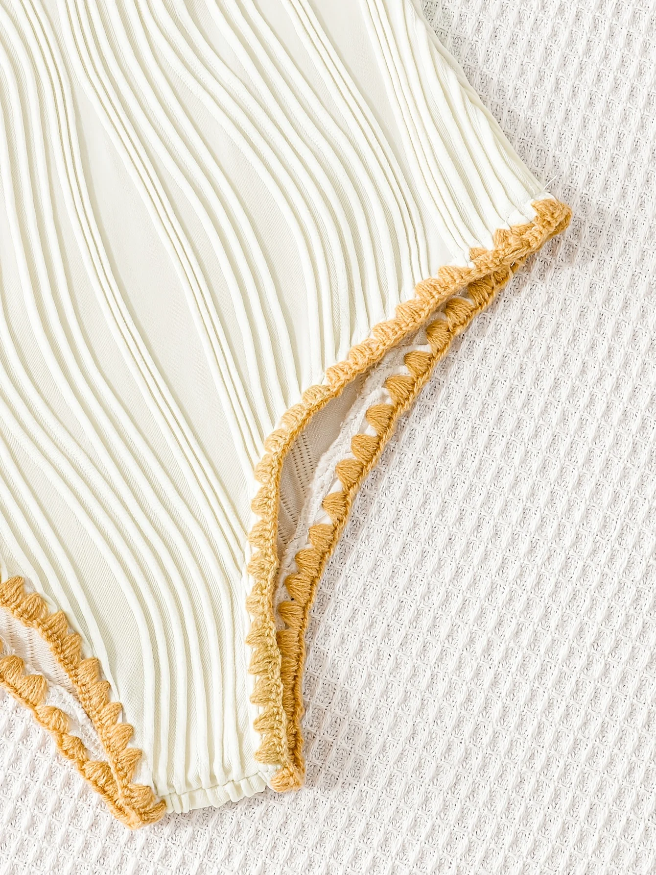 Detail 3 of Girls Boho Shell Detail Swimsuit Summer by LUNORIANA