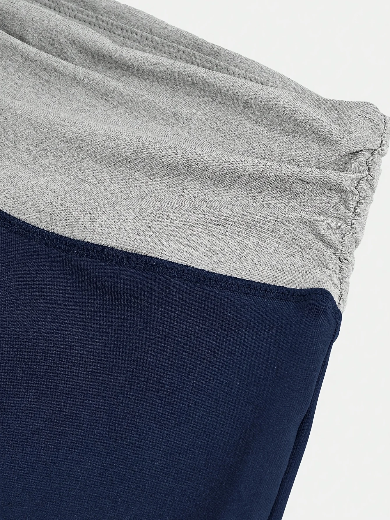 Detail 3 of Girls Contrast Waist Streetwear Wide Leg Sweatpants Spring Summer - SPUID 3019029337 by LUNORIANA