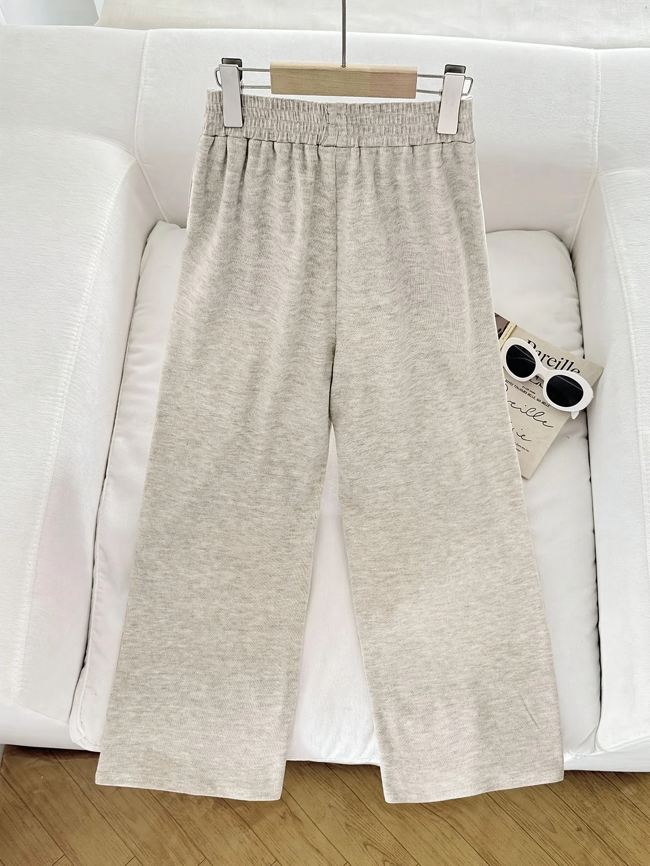 Detail 2 of Girls Solid Pocket Straight Leg Pants Spring Summer by LUNORIANA