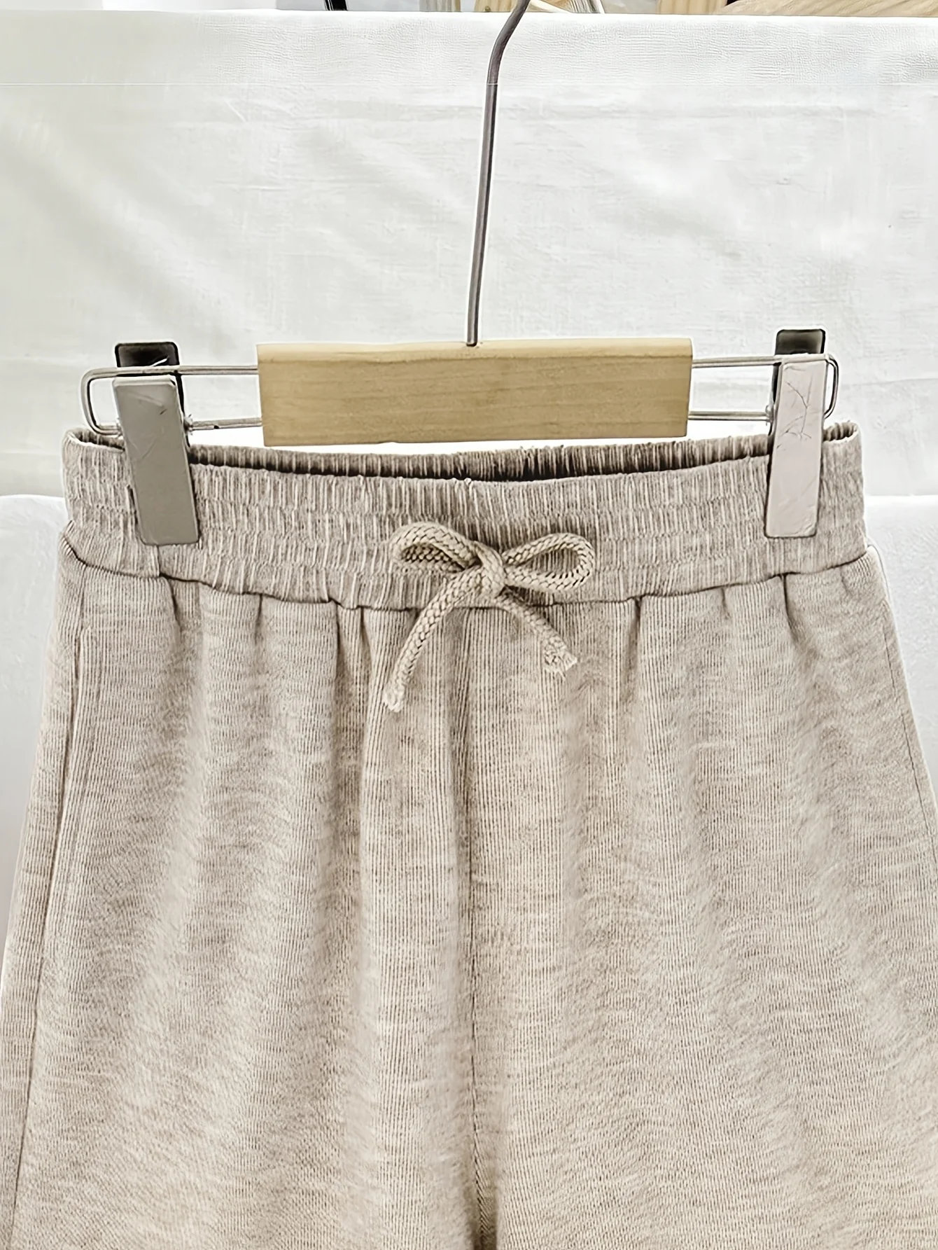 Detail 5 of Girls Solid Pocket Straight Leg Pants Spring Summer by LUNORIANA