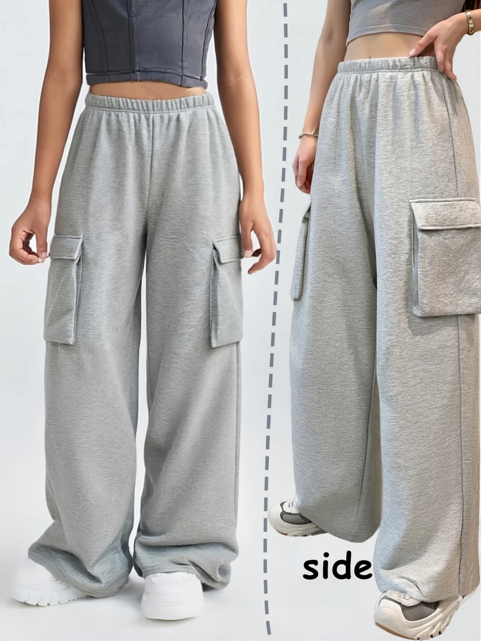 Girls Solid Streetwear Sweatpants Spring Summer