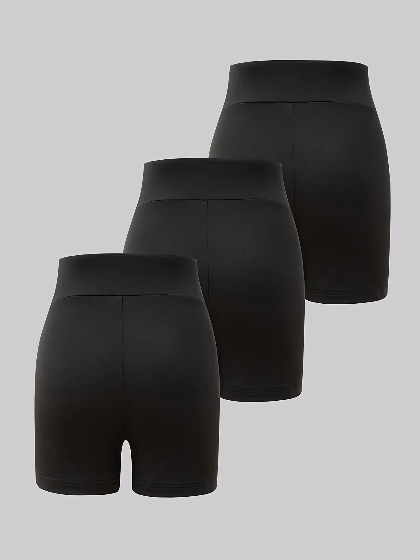 Detail 2 of Girls Cross Waist Solid Biker Shorts Spring Summer - SPUID 9868621786 by LUNORIANA