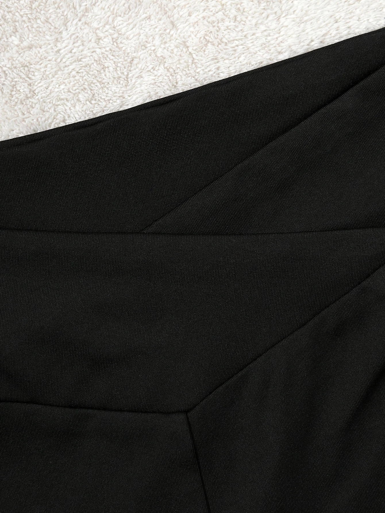 Detail 3 of Girls Cross Waist Solid Biker Shorts Spring Summer - SPUID 9868621786 by LUNORIANA