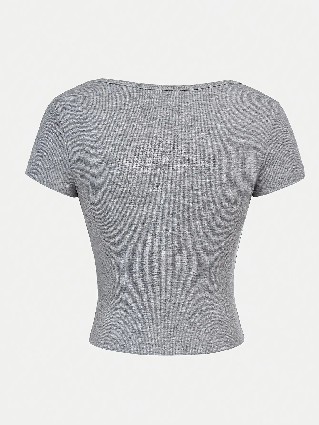 Detail view of Girls Fitted T-Shirt and Sweatpants 2-Piece Set with Bow Detail by LUNORIANA