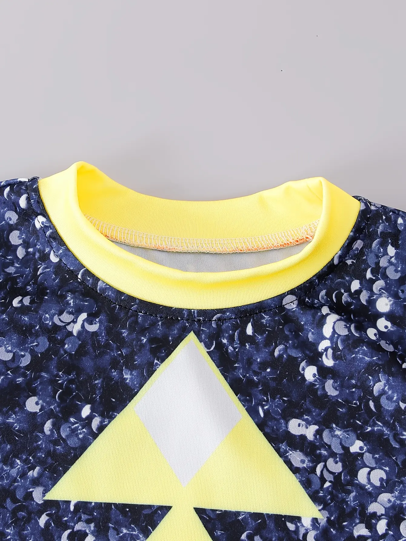 Detail view of Girls Pop Star Crop Top, Vest and Skirt 3-Piece Set by LUNORIANA
