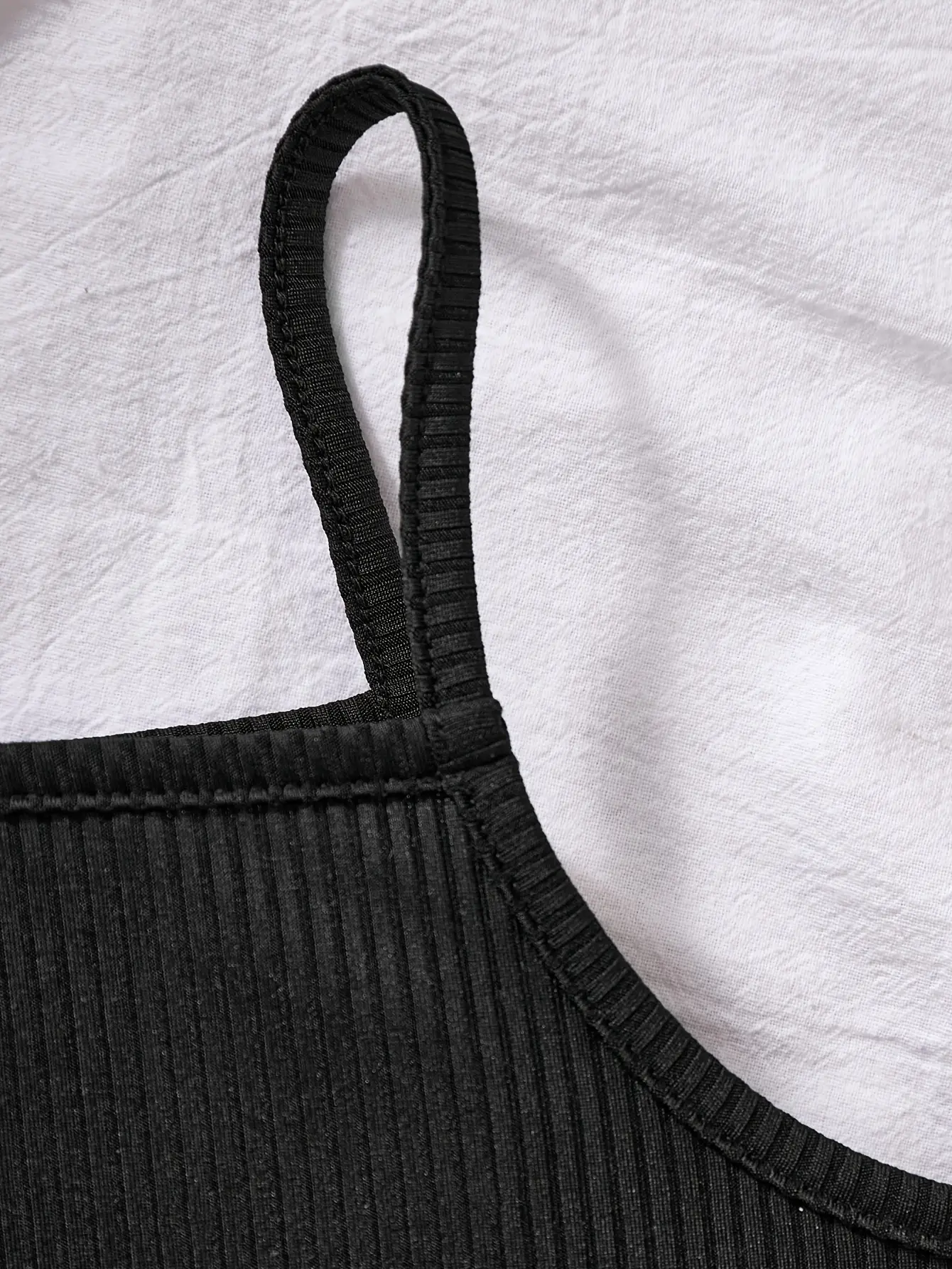 Detail view 4 of Girls Textured Cami Top and Floral Ruched Skirt Set by LUNORIANA