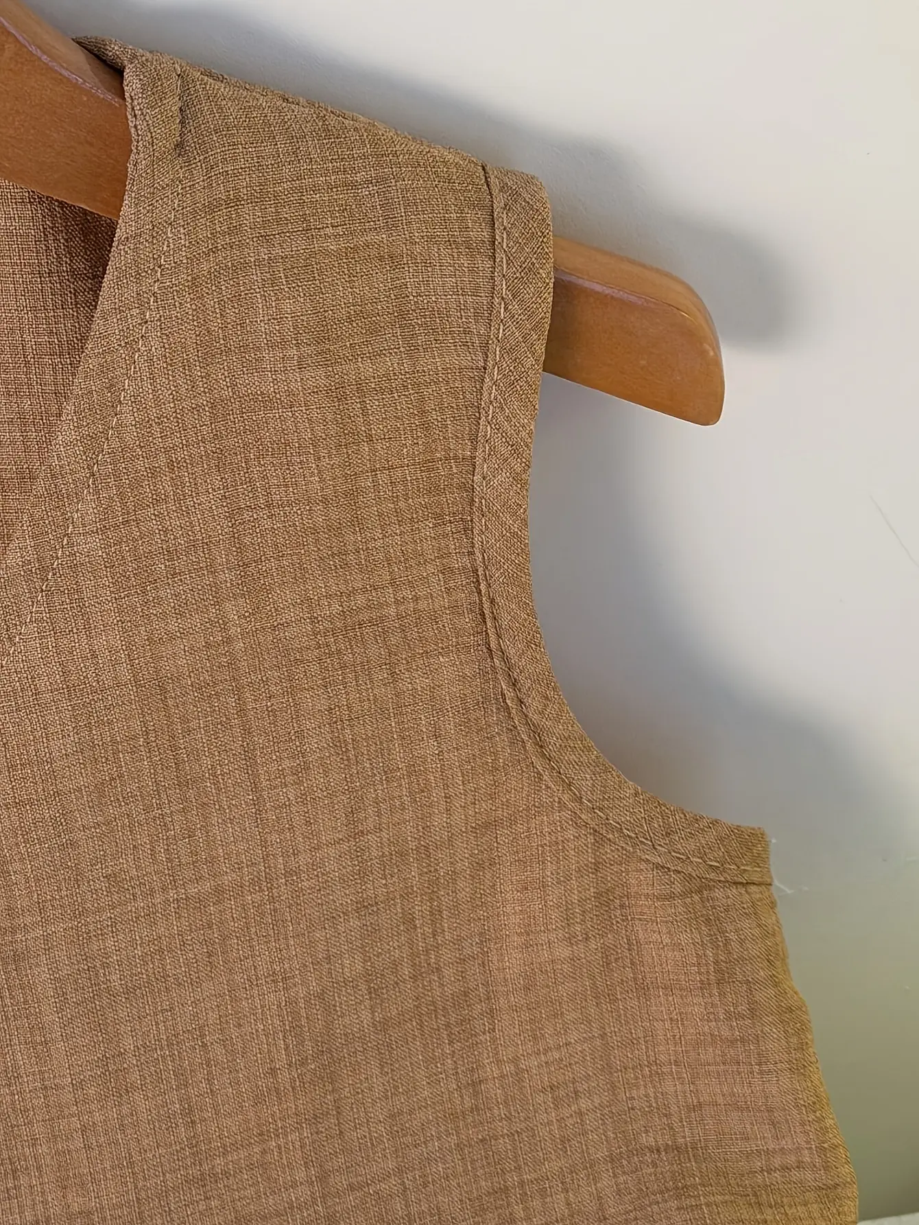 Detail 5 of Girls V-Neck Vest and Pleated Skort Set with Bow by LUNORIANA