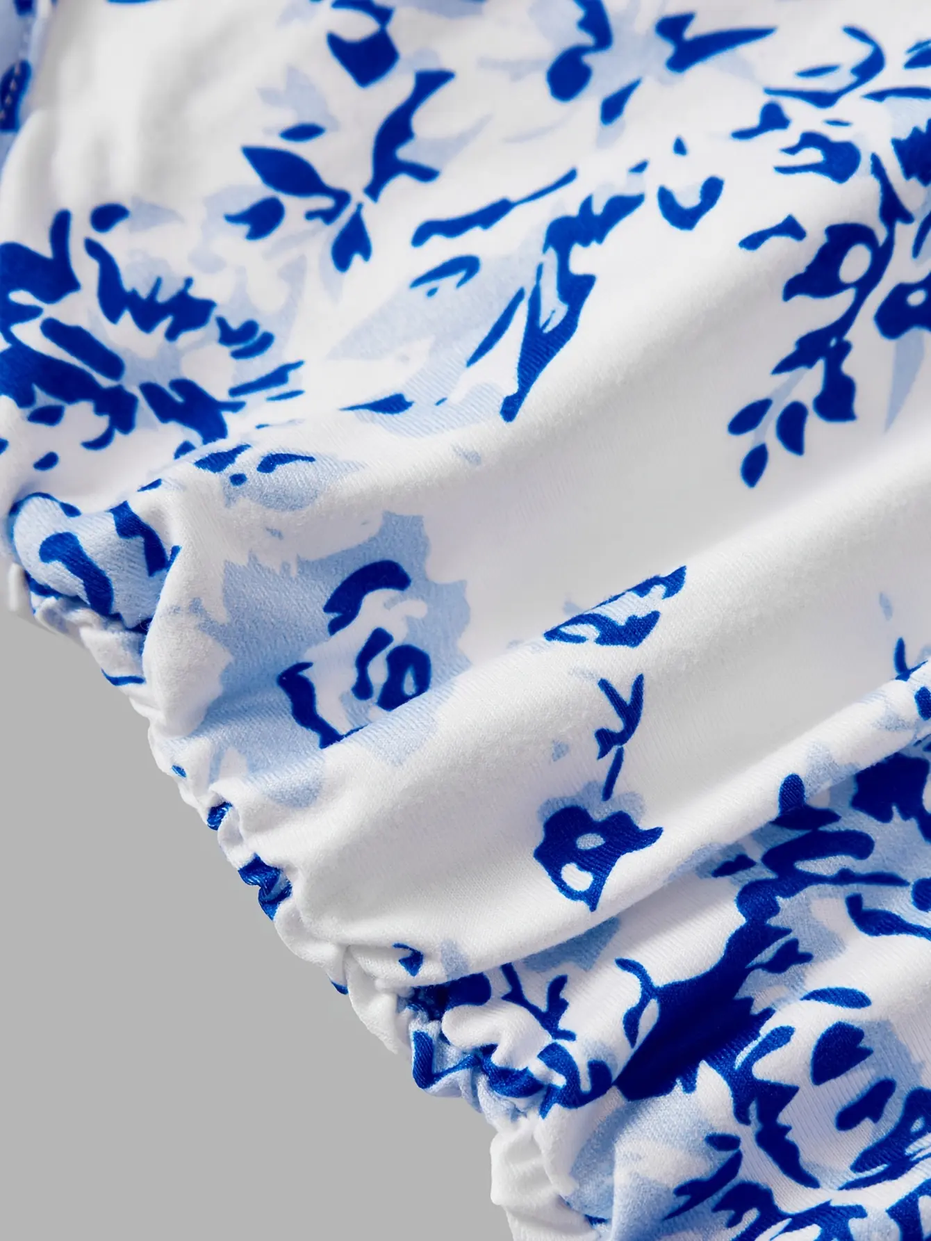 Detail 6 of Girls Floral Bow Ruffle Cami Dress by LUNORIANA