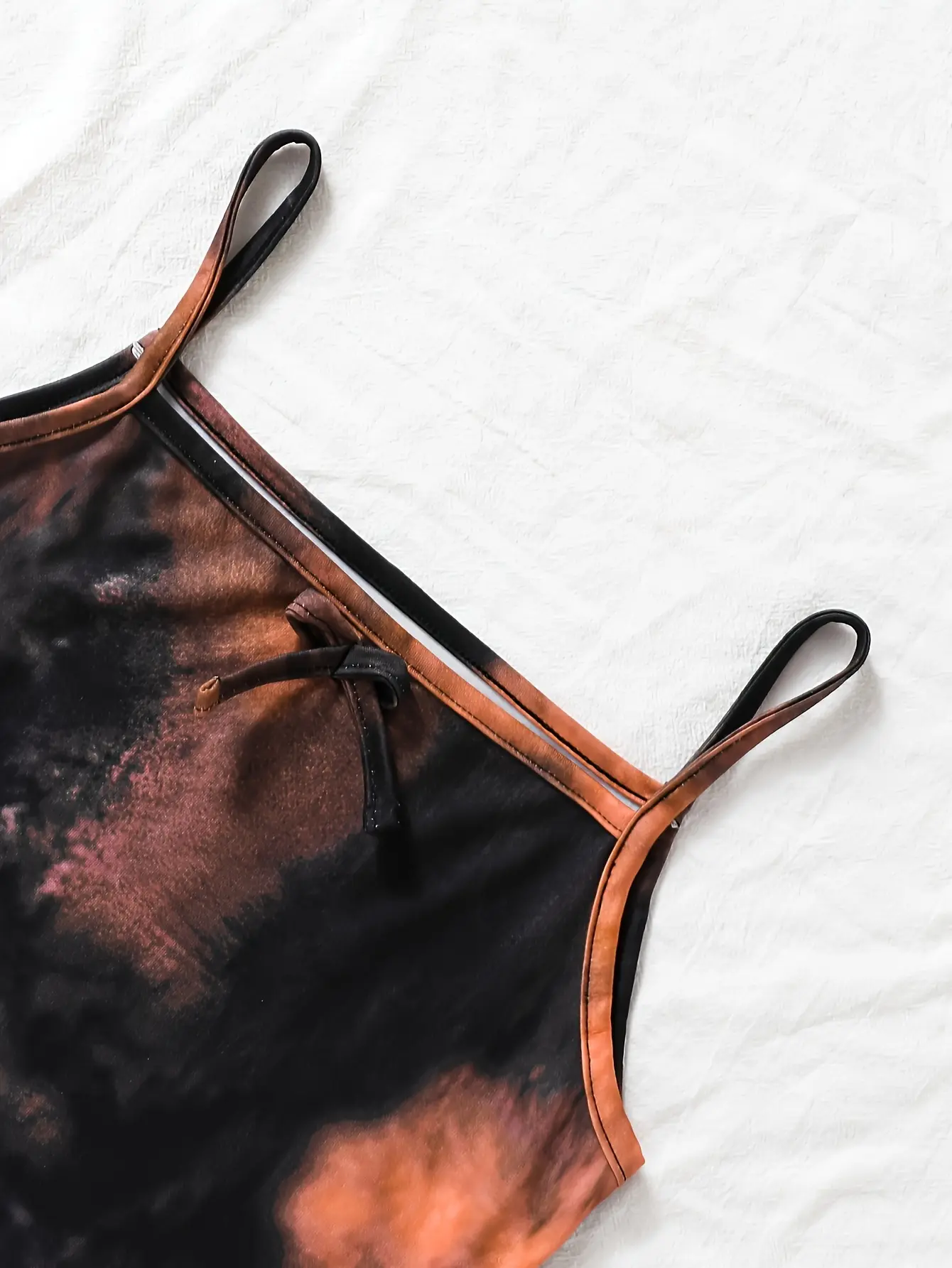 Detail 3 of Girls Tie Dye Split Hem Cami Maxi Dress by LUNORIANA