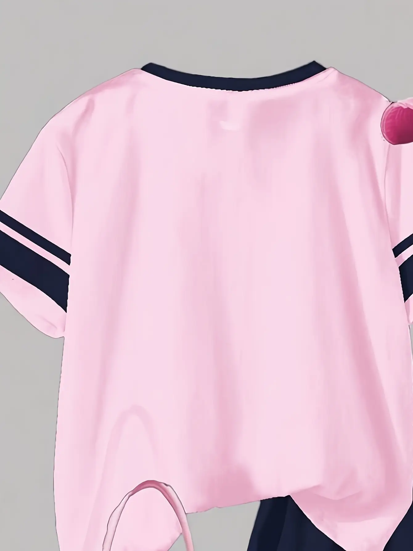Girls Number Print T-Shirt and Shorts Set gallery view