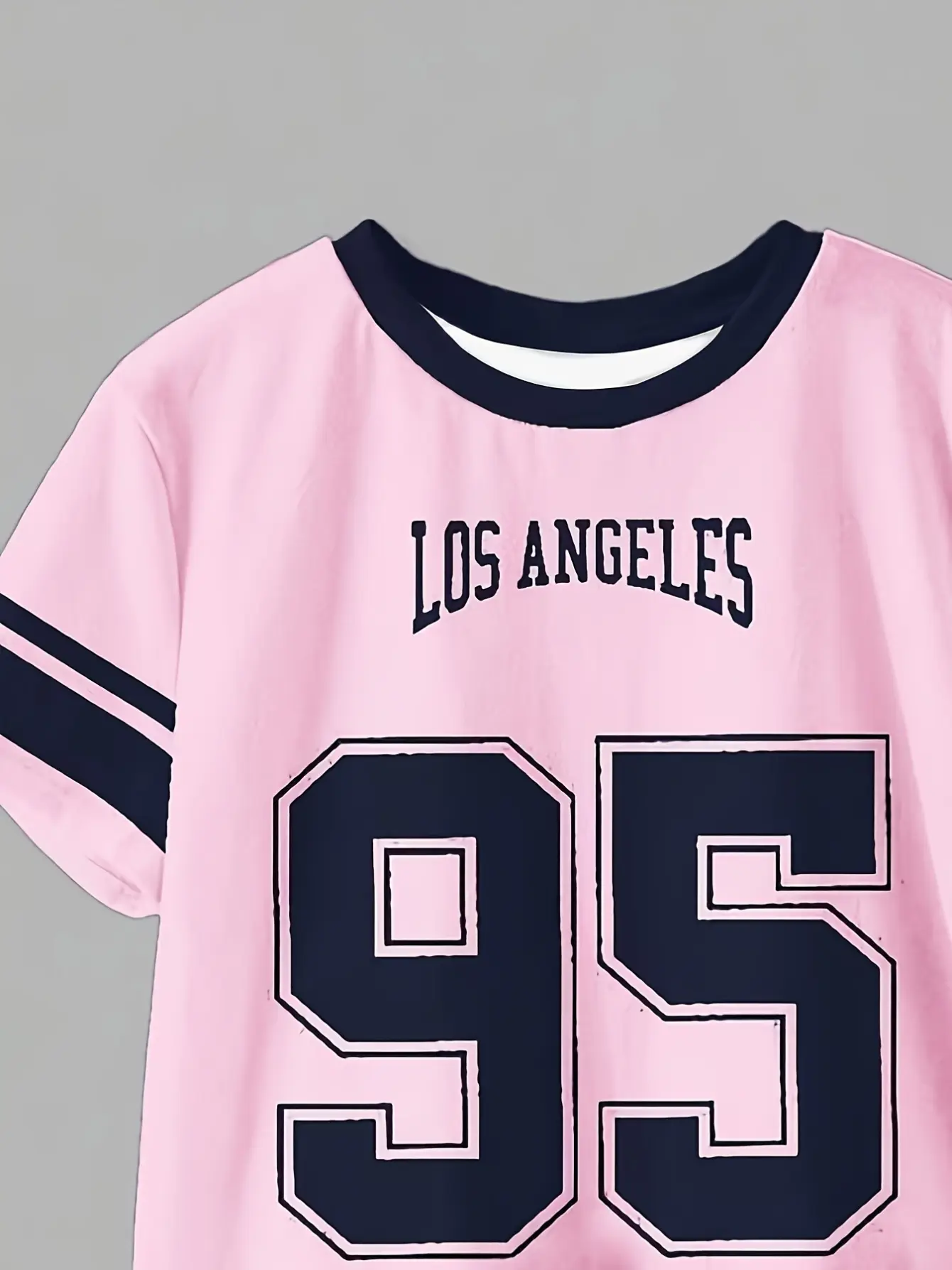 Girls Number Print T-Shirt and Shorts Set gallery view