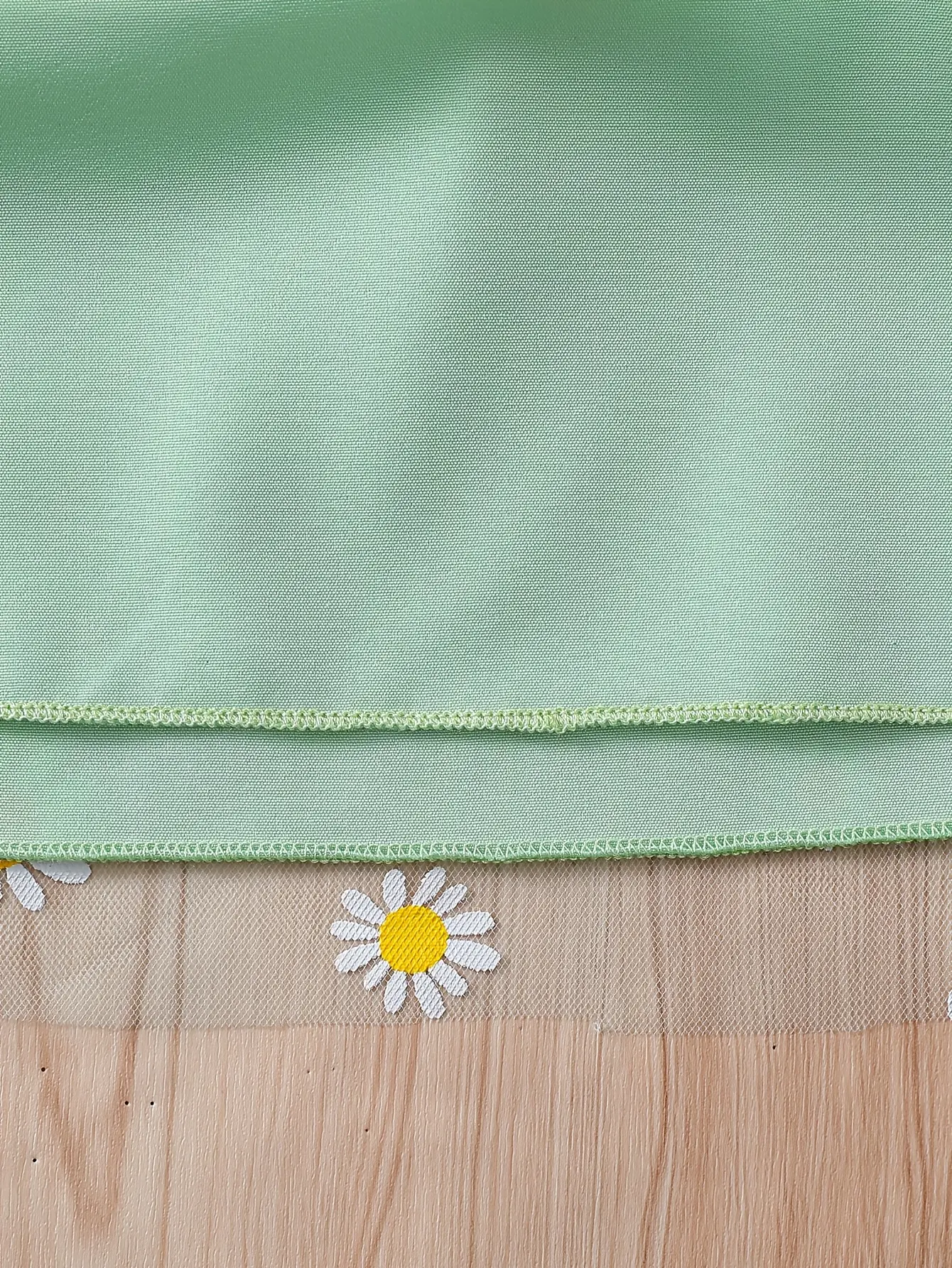 Detail 6 of Girls Daisy Tulle Cami Summer Dress by LUNORIANA