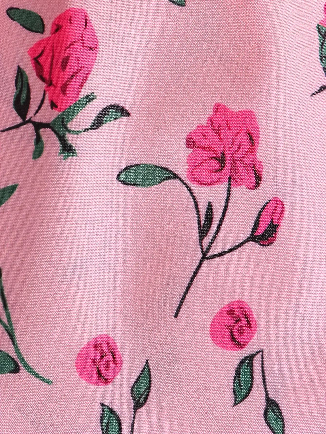 Detail 4 of Girls Pink Floral Ribbed Tulle Dress - SPUID 1614074440 by LUNORIANA