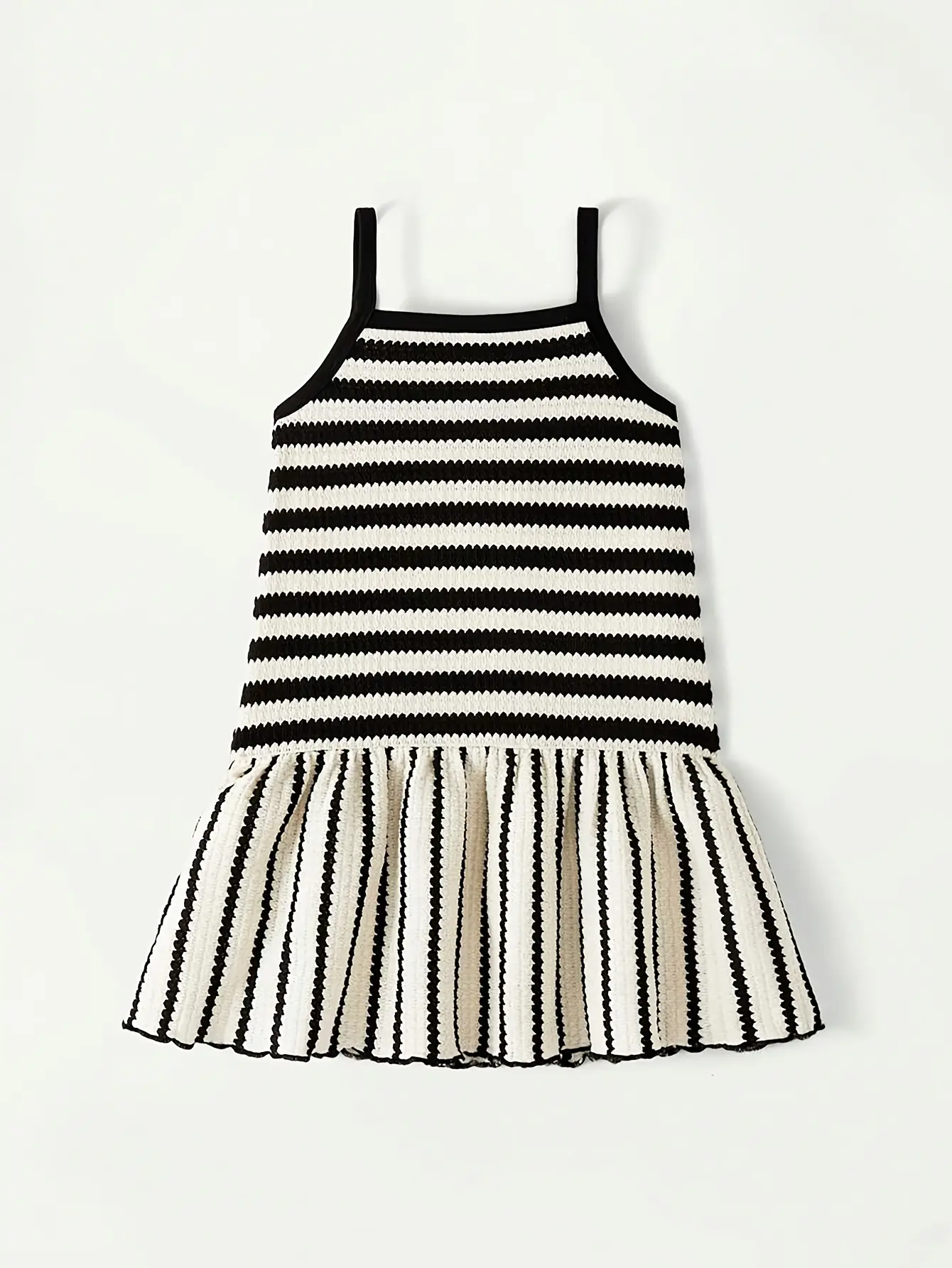 Detail 1 of Girls Elegant Striped Cami Dress by LUNORIANA