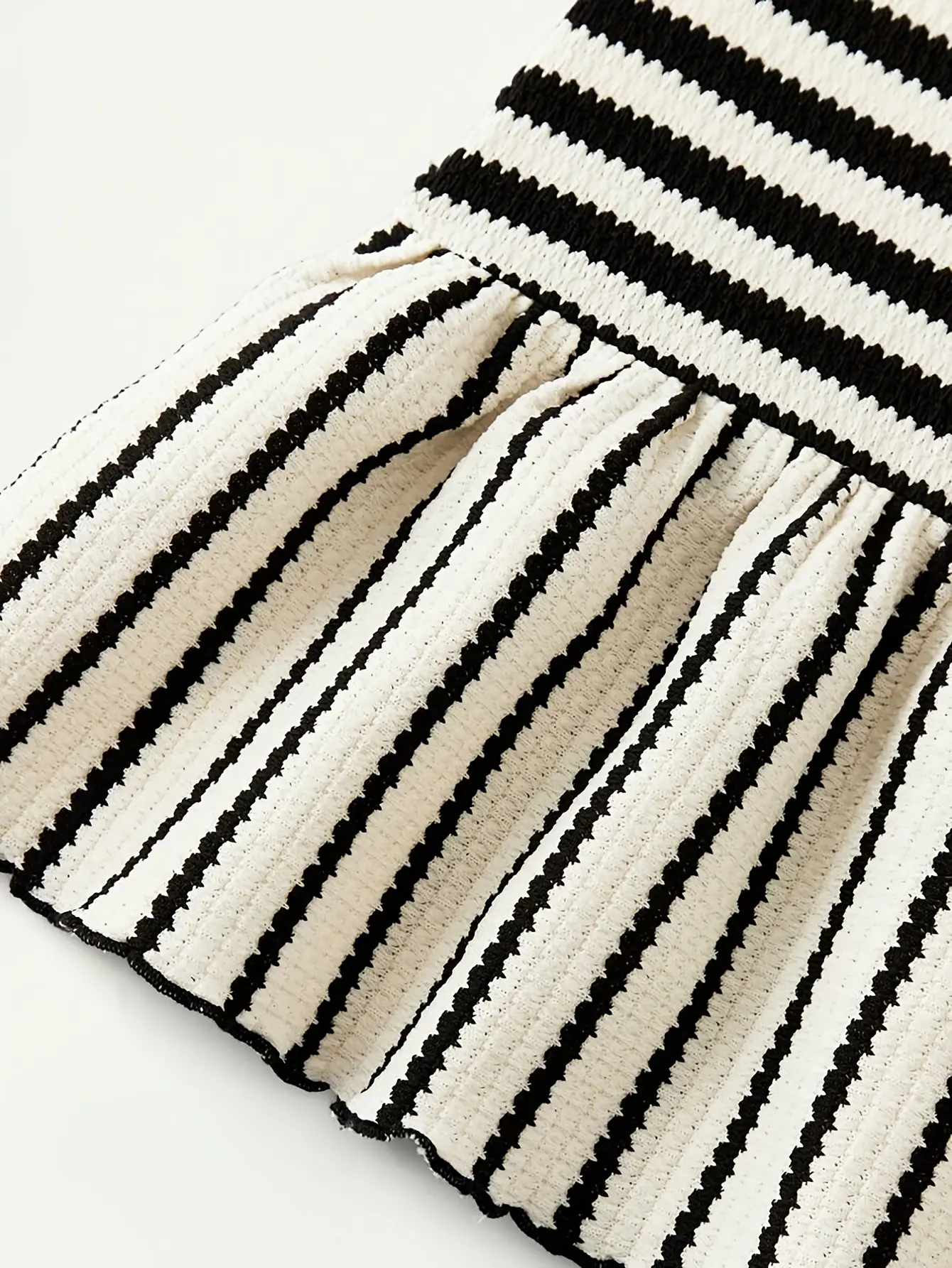 Detail 4 of Girls Elegant Striped Cami Dress by LUNORIANA