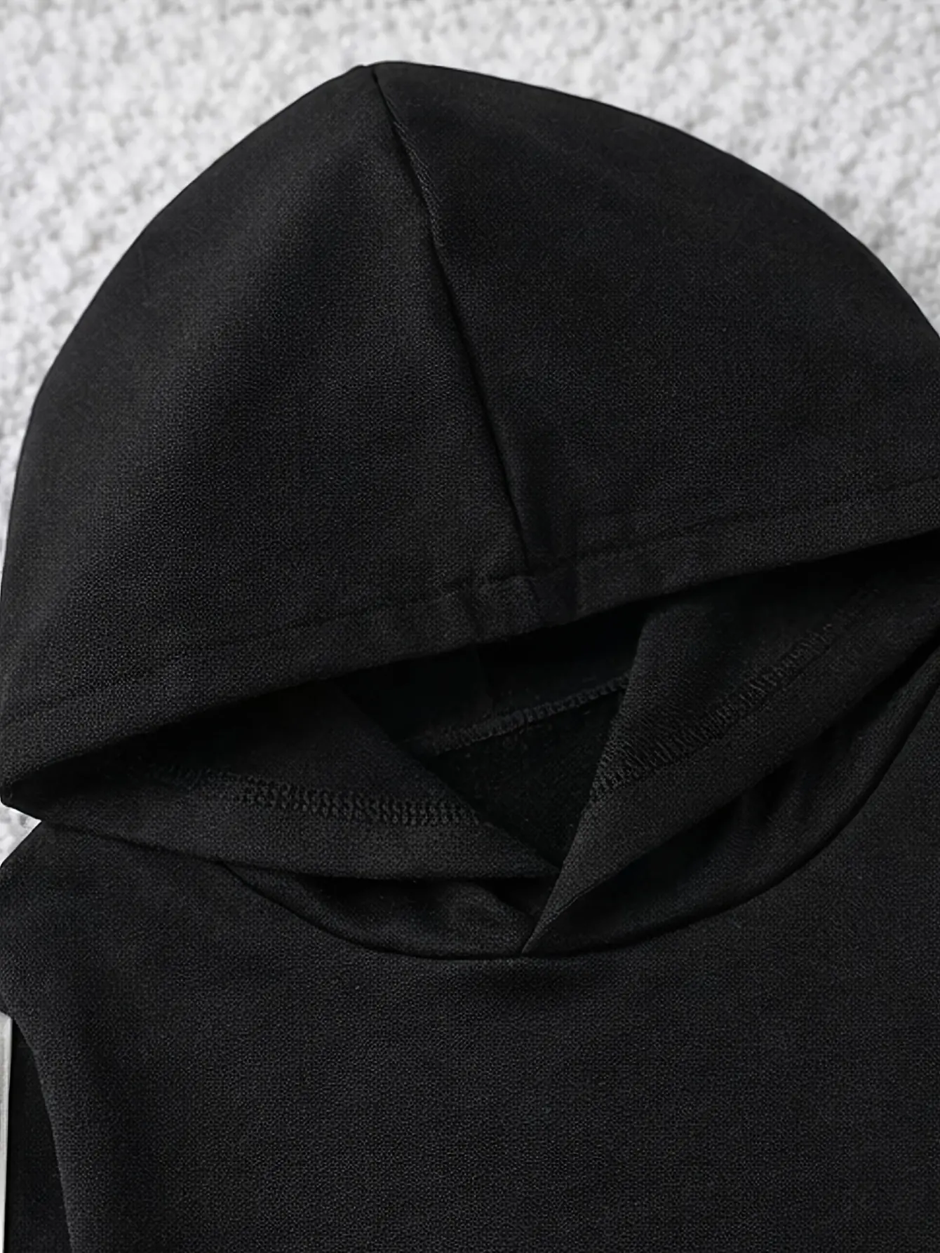 Detail 5 of Girls Hooded Sweatshirt and Striped Flare Pants Set by LUNORIANA