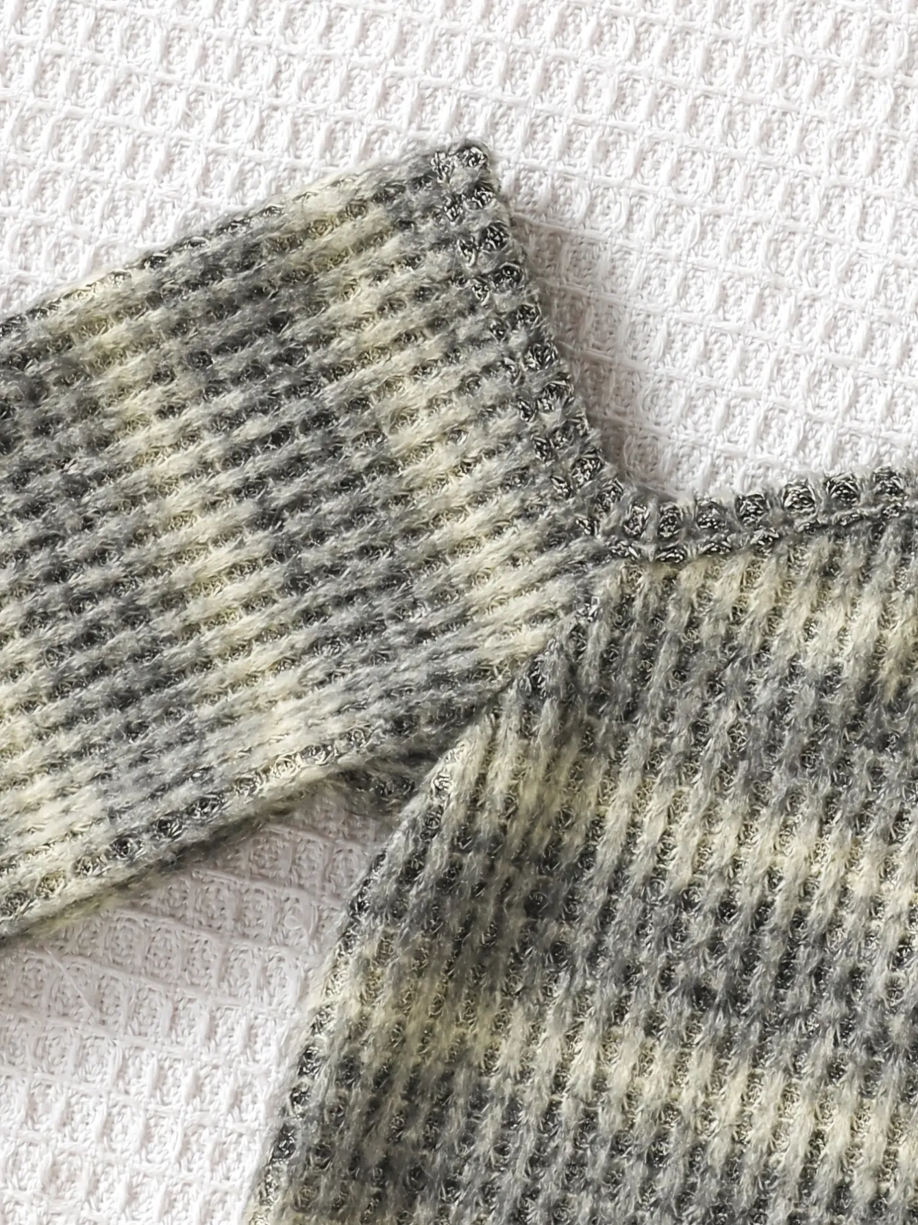 Detail 5 of Girls Knit Vest Cami and Wide Leg Pants 3-Piece Set by LUNORIANA