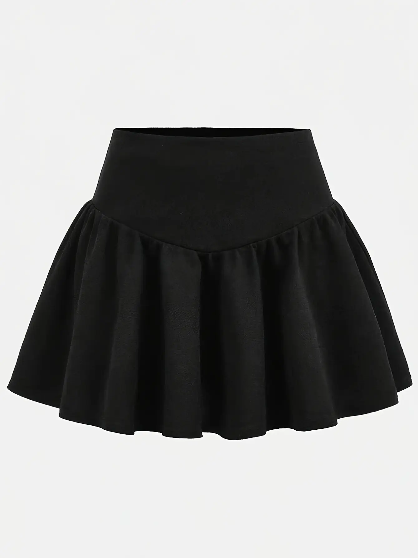 Girls Black Ruffle Tiered Skirt