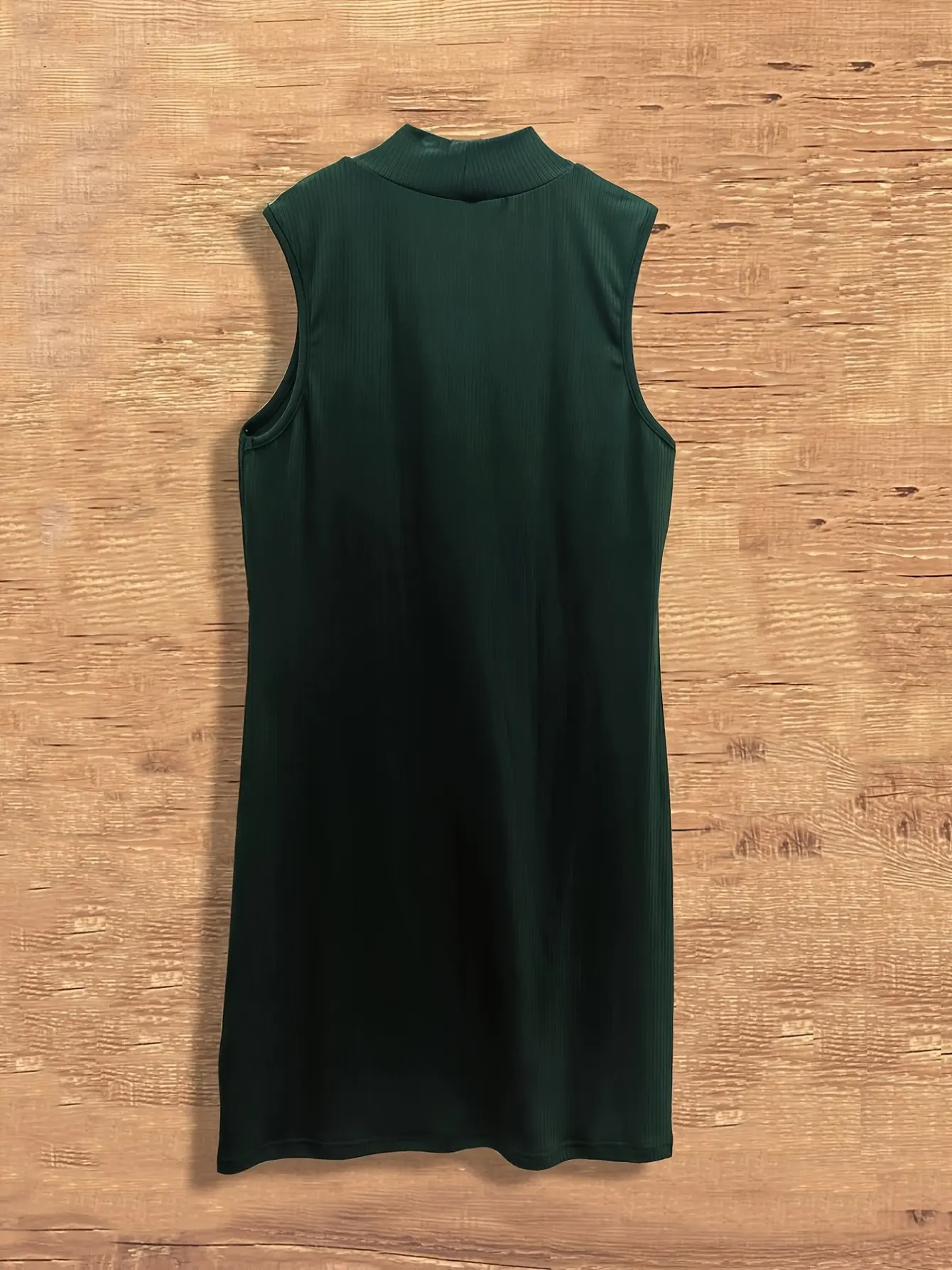Women’s Green Knit Mini Dress and Cardigan Set gallery view