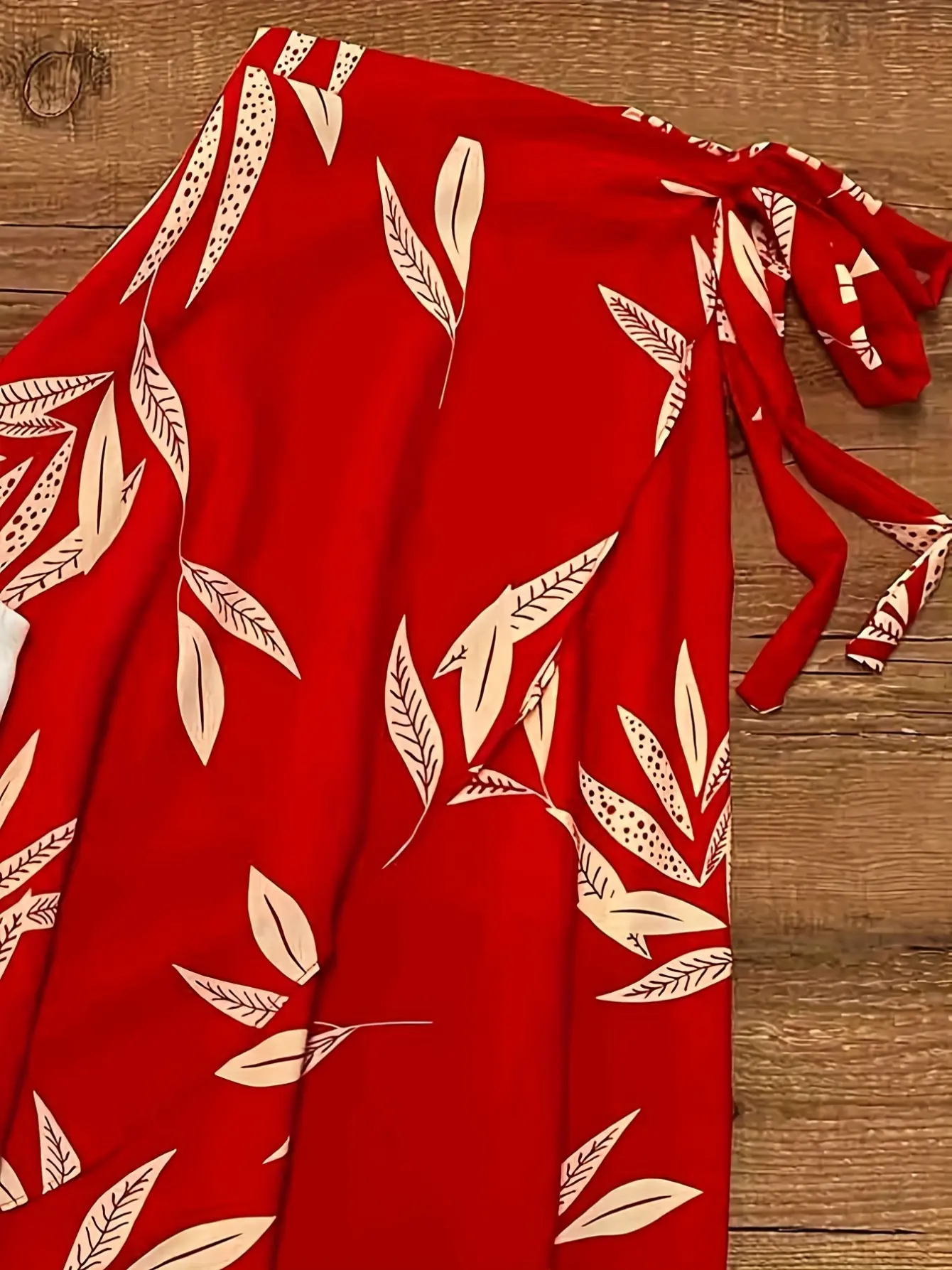 Women’s Red Botanical Cami and Skater Skirt Set gallery view