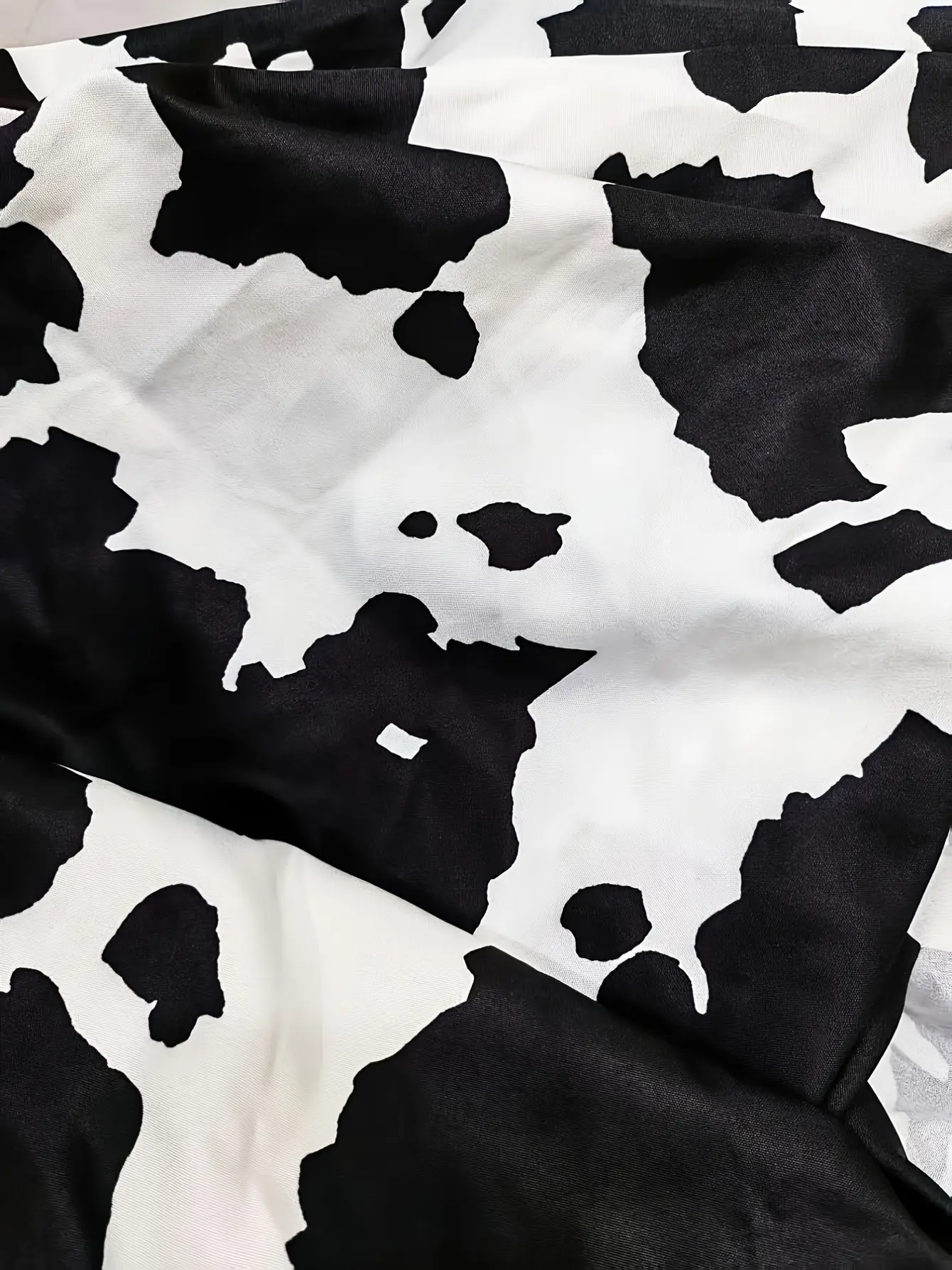 Women’s Cow Print Tank Top and Skater Skirt Set gallery view