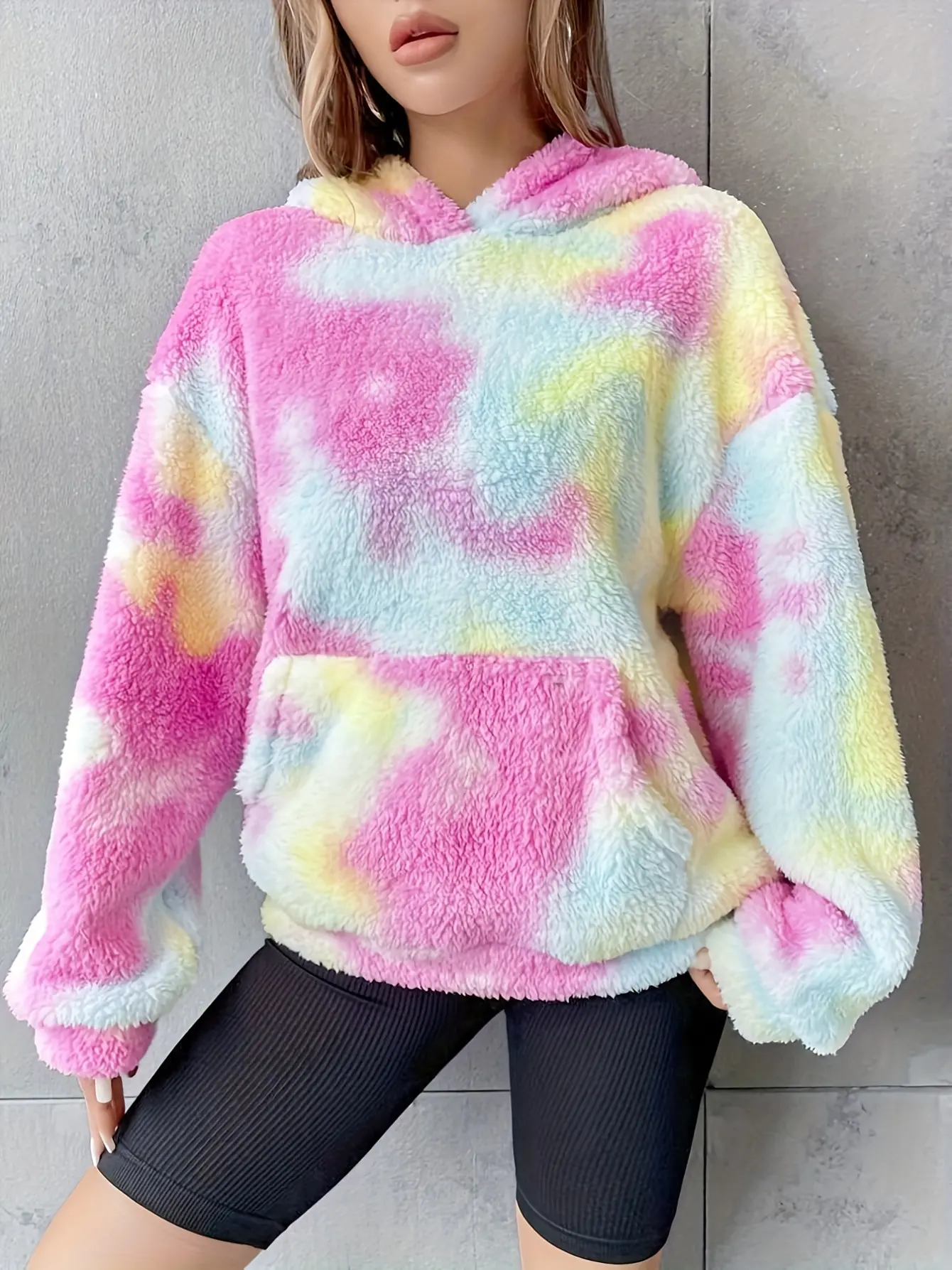 Women’s Magenta Cloud Fleece Pullover Hoodie gallery view