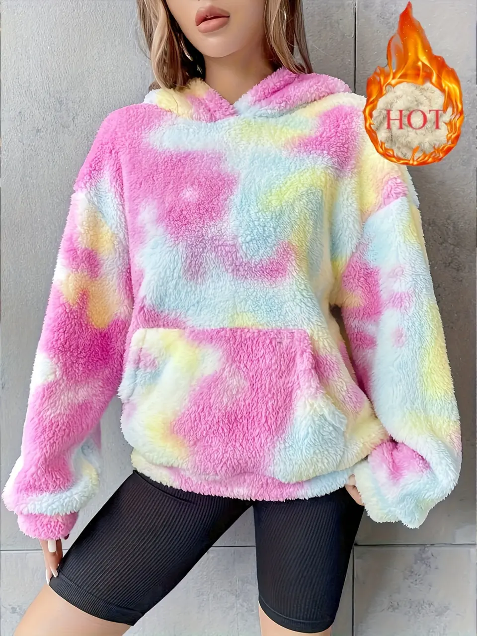 Women's Magenta Cloud Fleece Pullover Hoodie