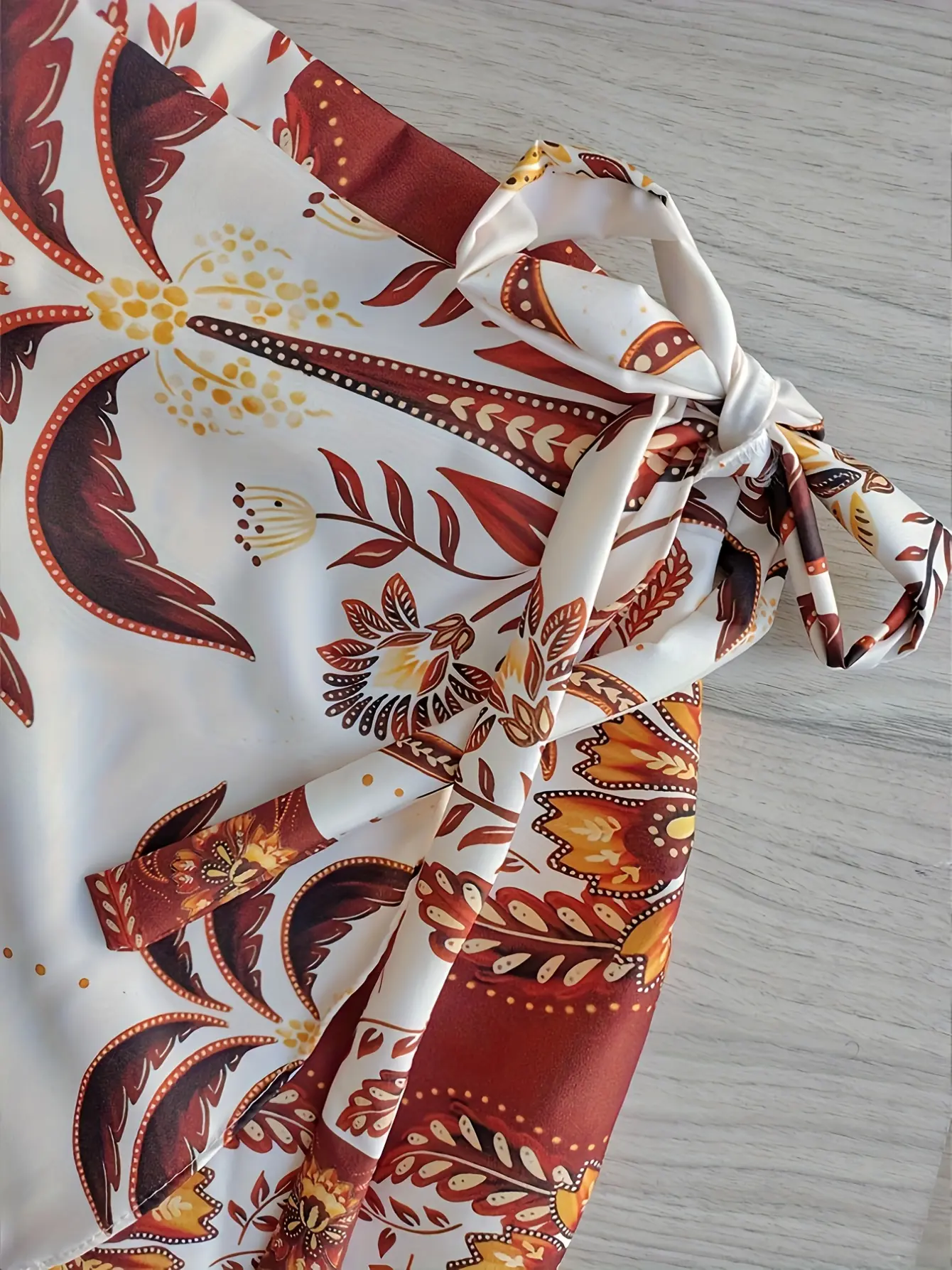 Women’s Vintage Floral Camisole and A-Line Skirt Set gallery view