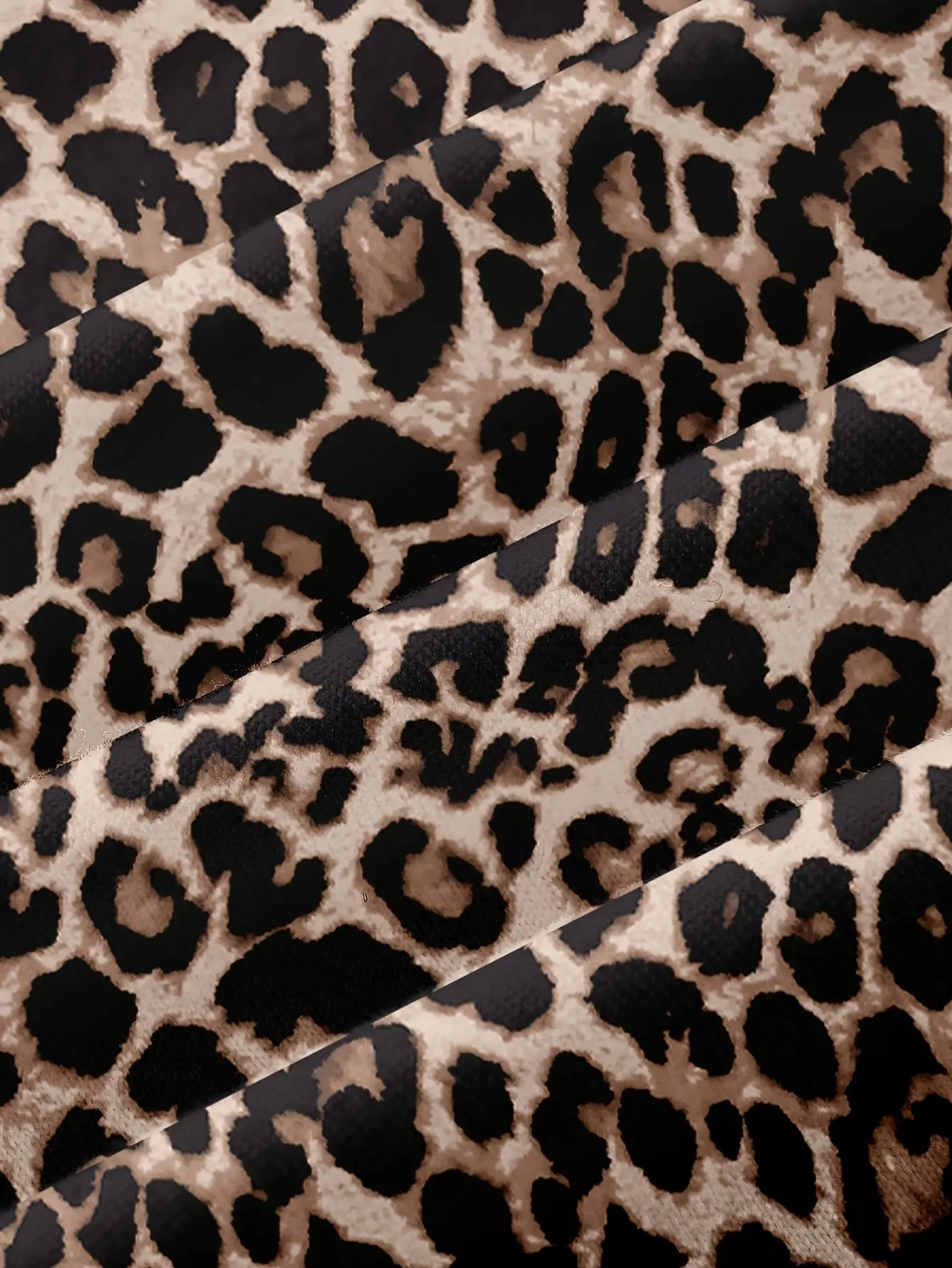 Women’s Leopard Print Halter Neck Crop Top gallery view