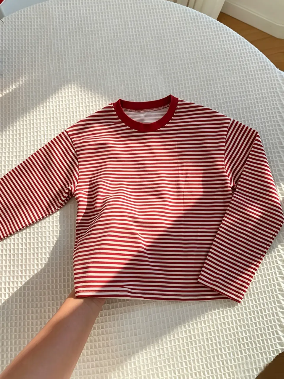 Women's Striped Drop-Shoulder Relaxed T-Shirt